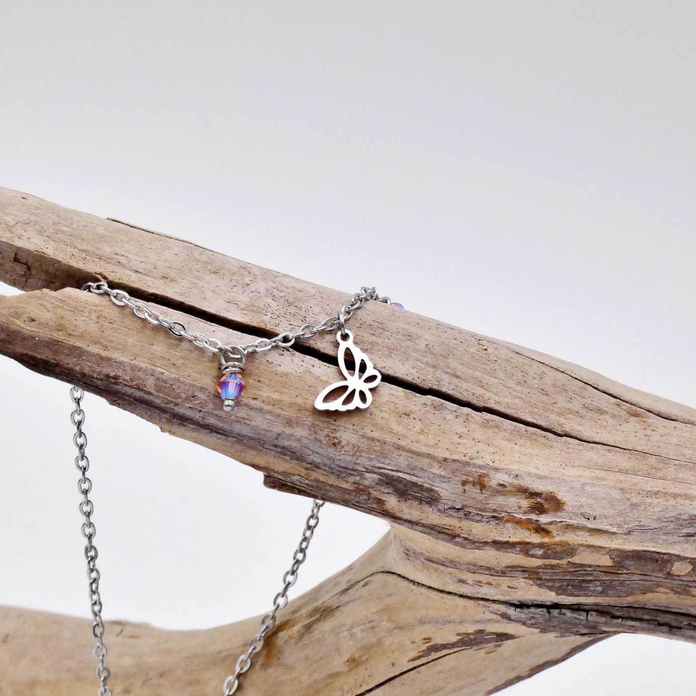 Silver Staybright stainless steel Anklet — Anklets from Toolittle — additional view 2