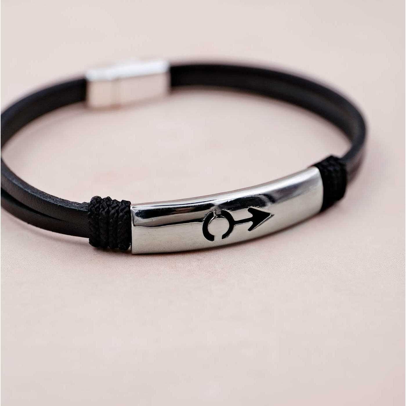 Men's leather bracelet — Bracelets from Toolittle — additional view 2