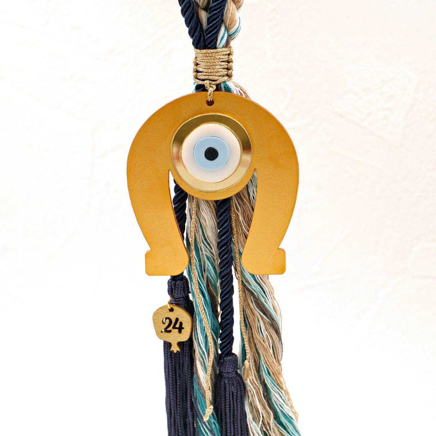 Hanging Lucky Horseshoe Charm — Pendants & charms from Toolittle — additional view 3