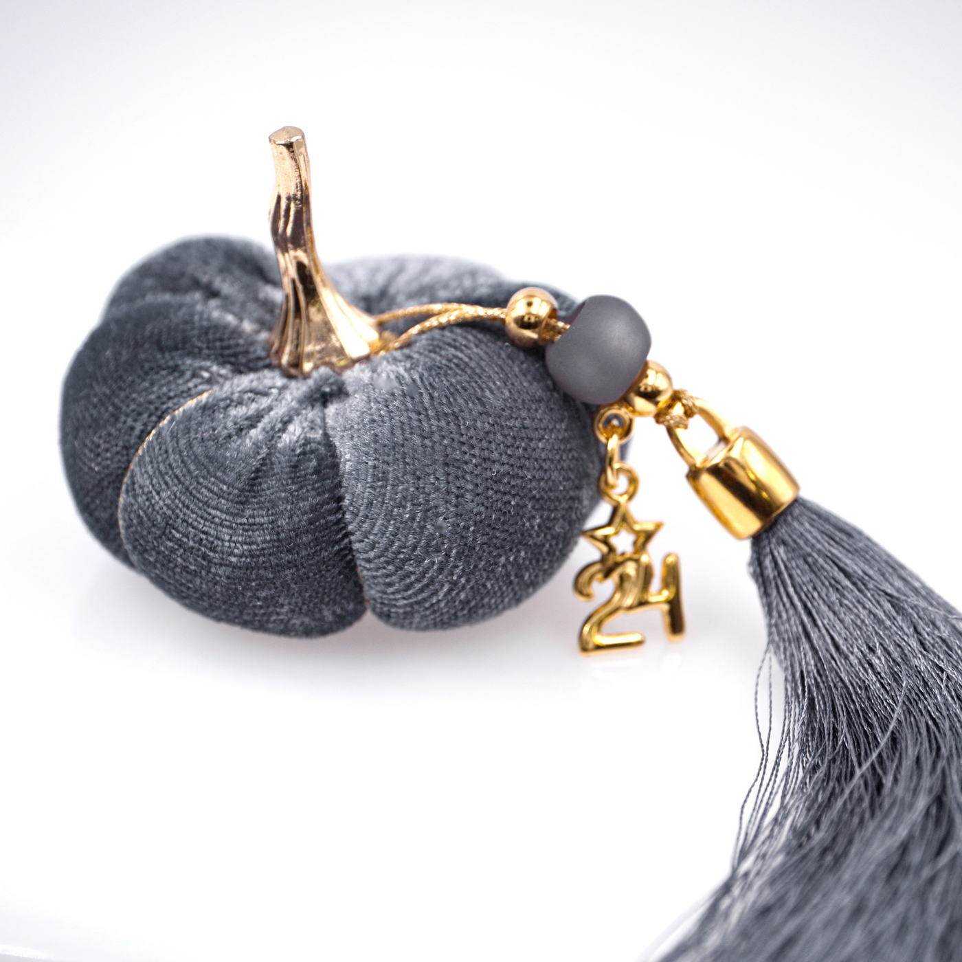 Soft Velvet Lucky Charm Pumpkin — Pendants & charms from Toolittle — additional view 2