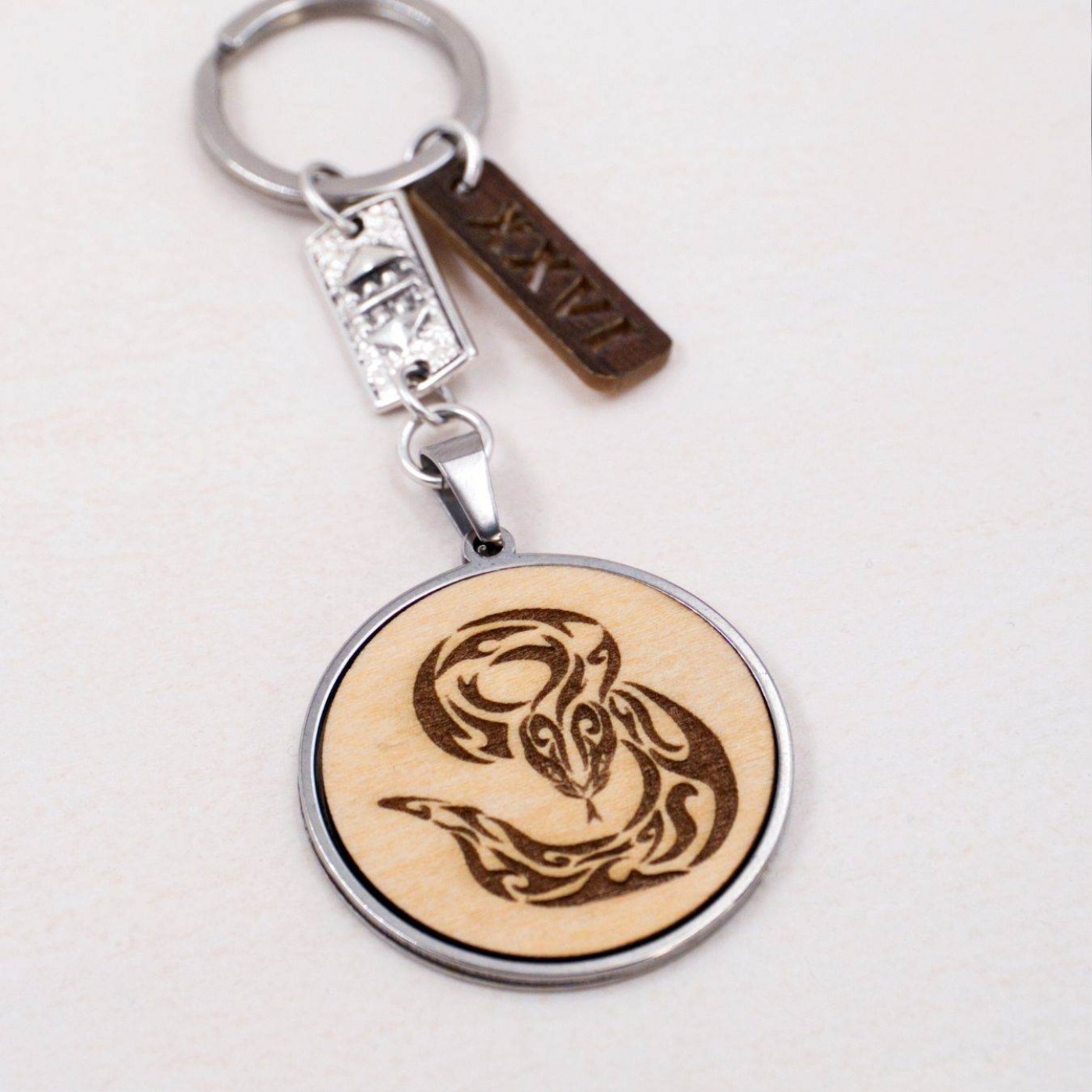 Men’s Lucky Keychain XXVI - "Snake" — Pendants & charms from Toolittle — additional view 7