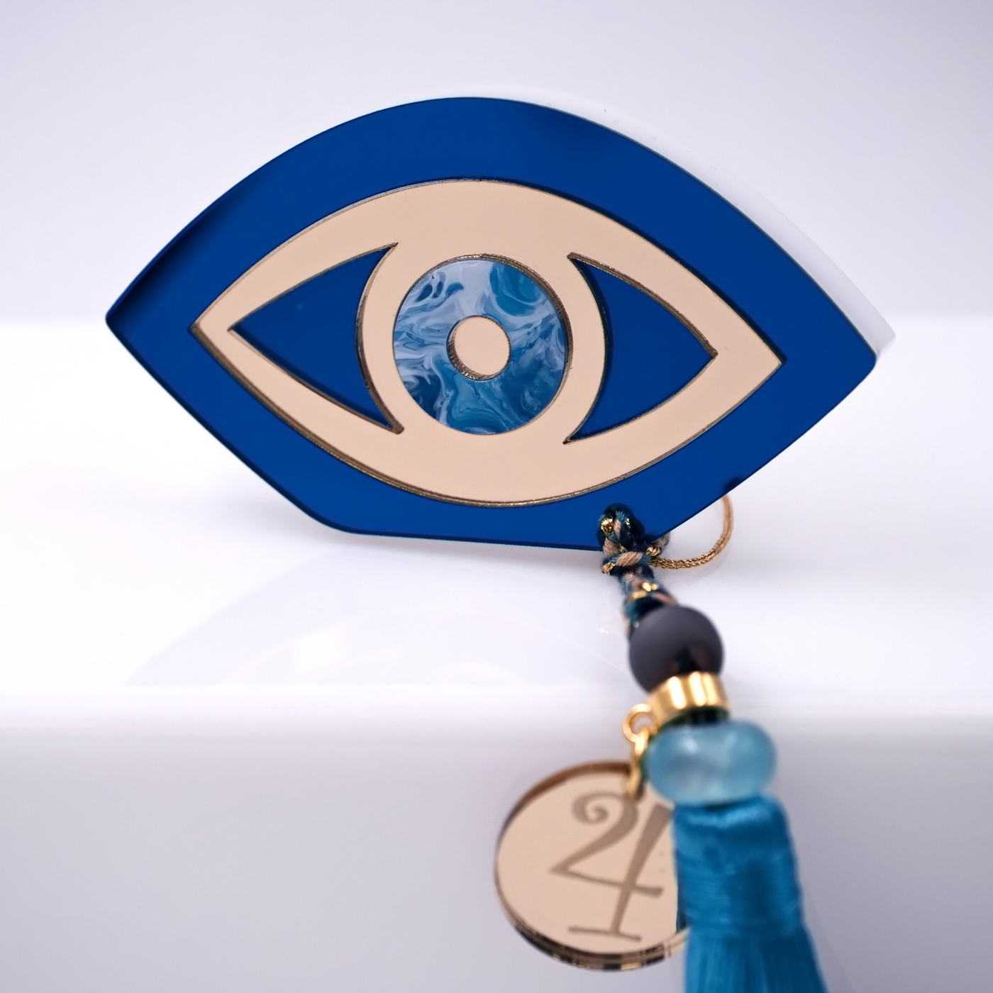 Tabletop Lucky Charm Plexi Evil Eye — Pendants & charms from Toolittle — additional view 3