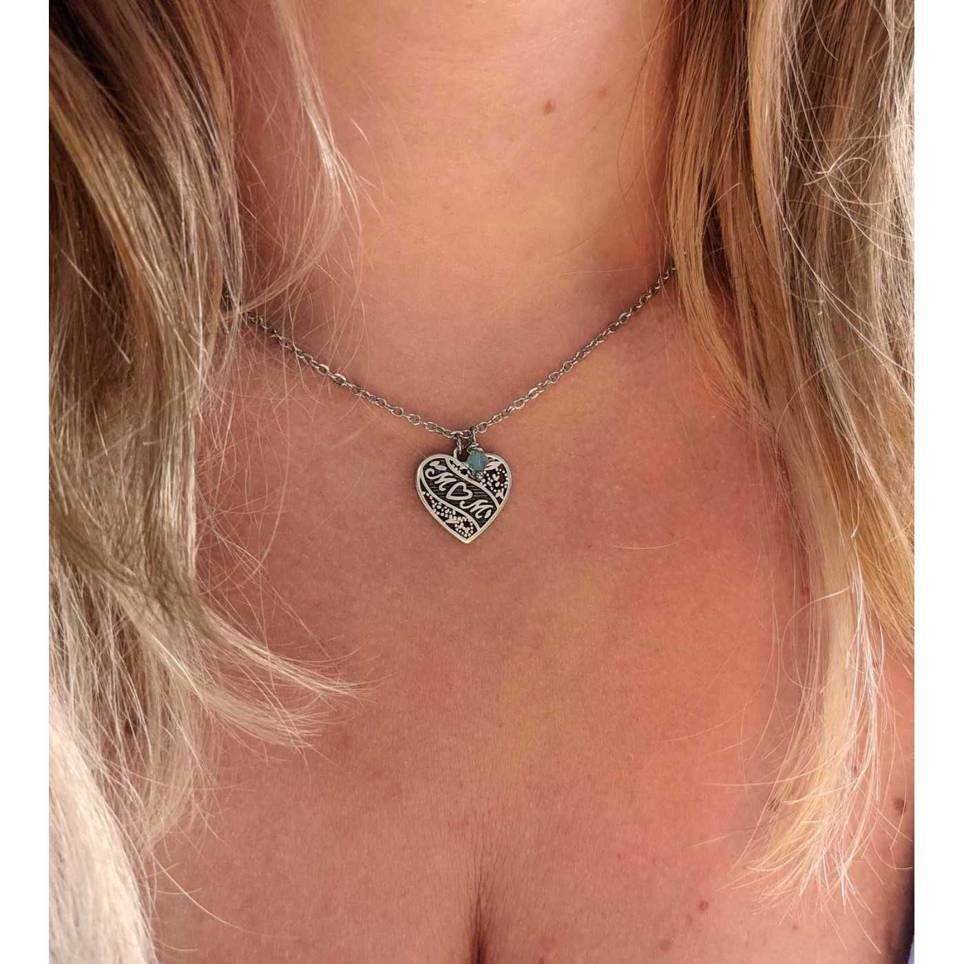 Mum's Heart Necklace