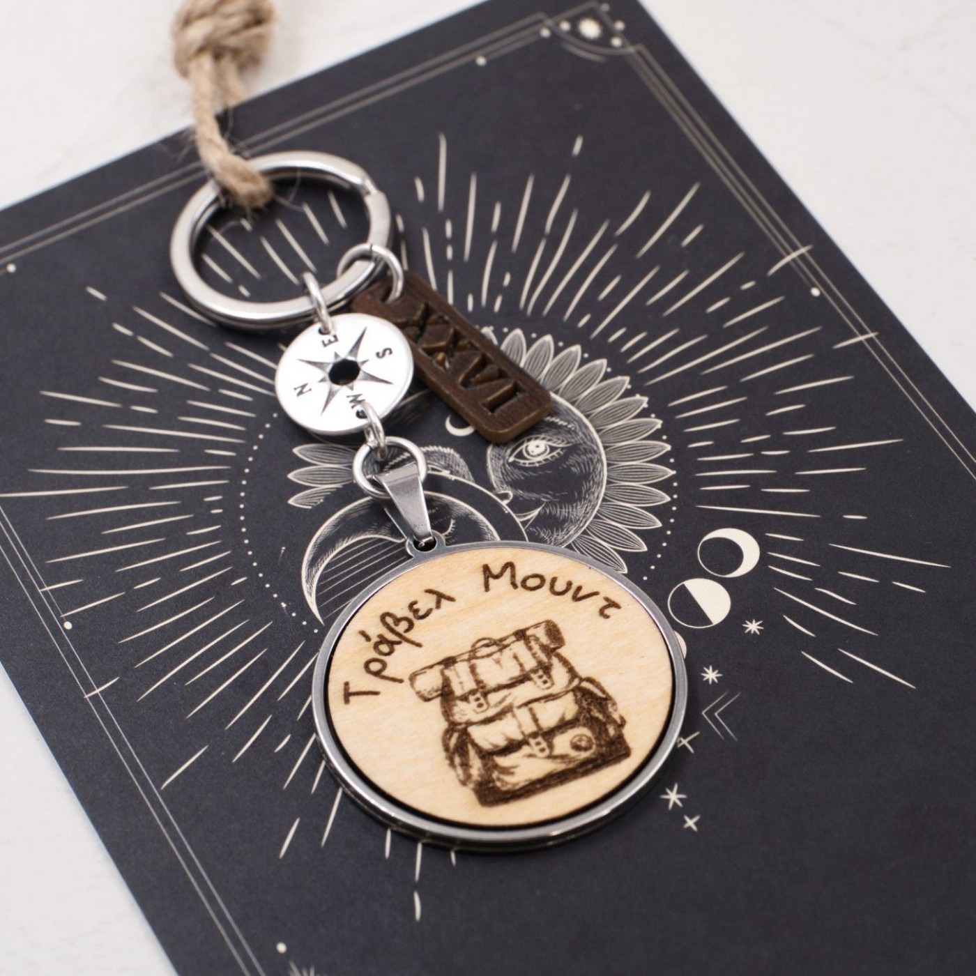 Men’s Lucky Keychain 2026 – “Travel Mood” — Pendants & charms from Toolittle — additional view 3