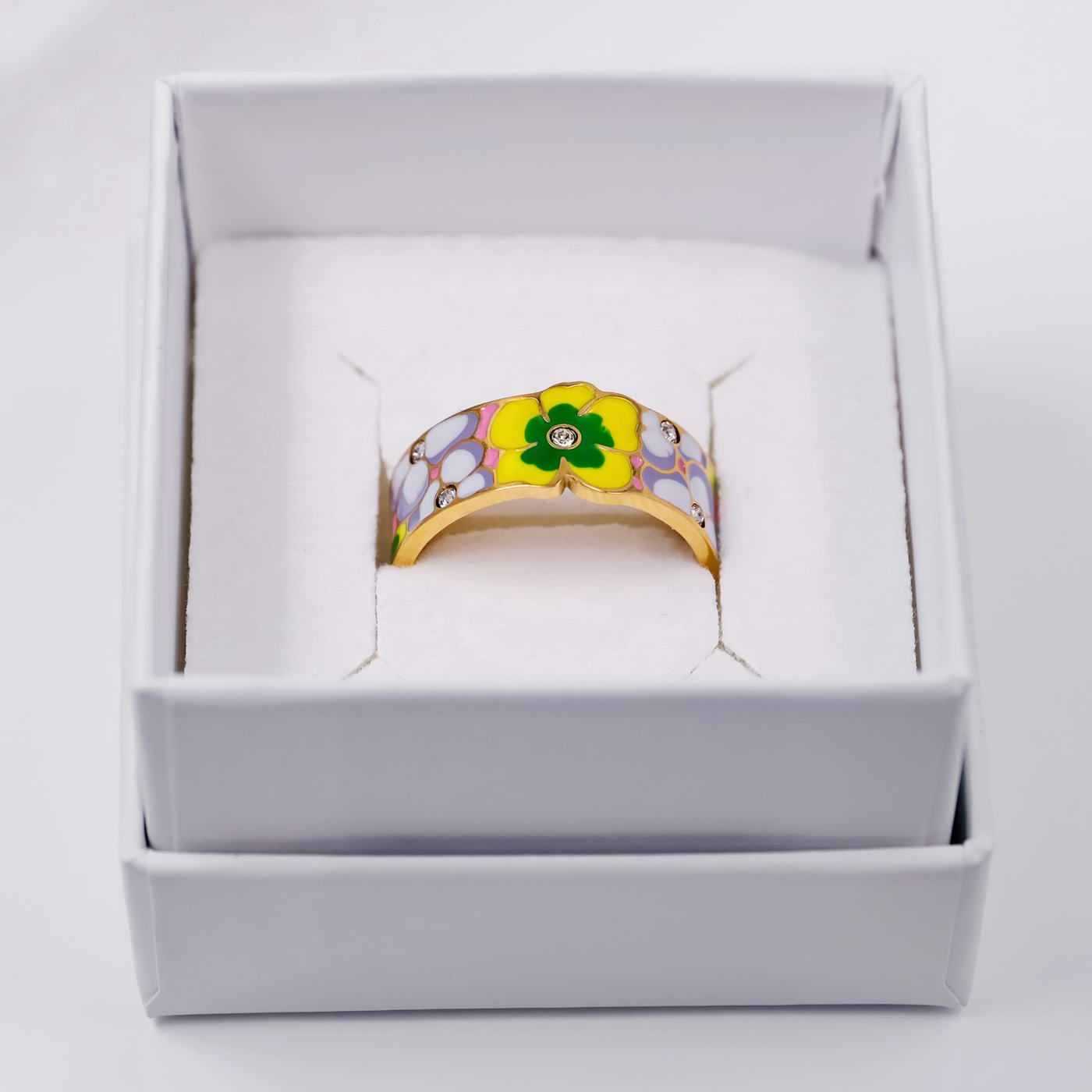 Stainless steel ring with enamel — Rings from Toolittle — additional view 3