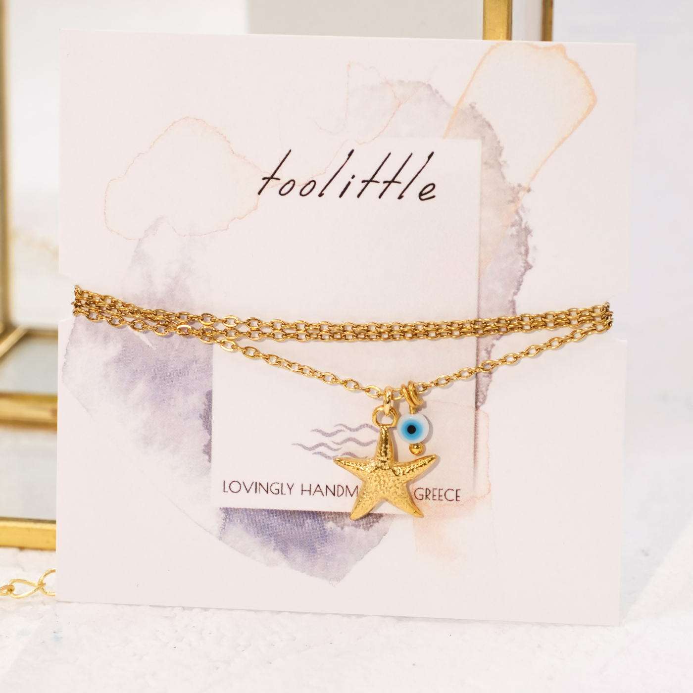 Inox Starfish Chain Necklace