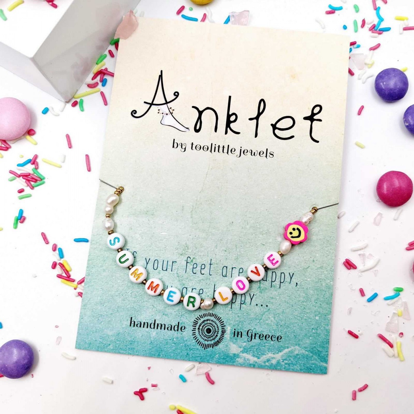 Color Staybright stainless steel Anklet — Anklets from Toolittle — additional view 5