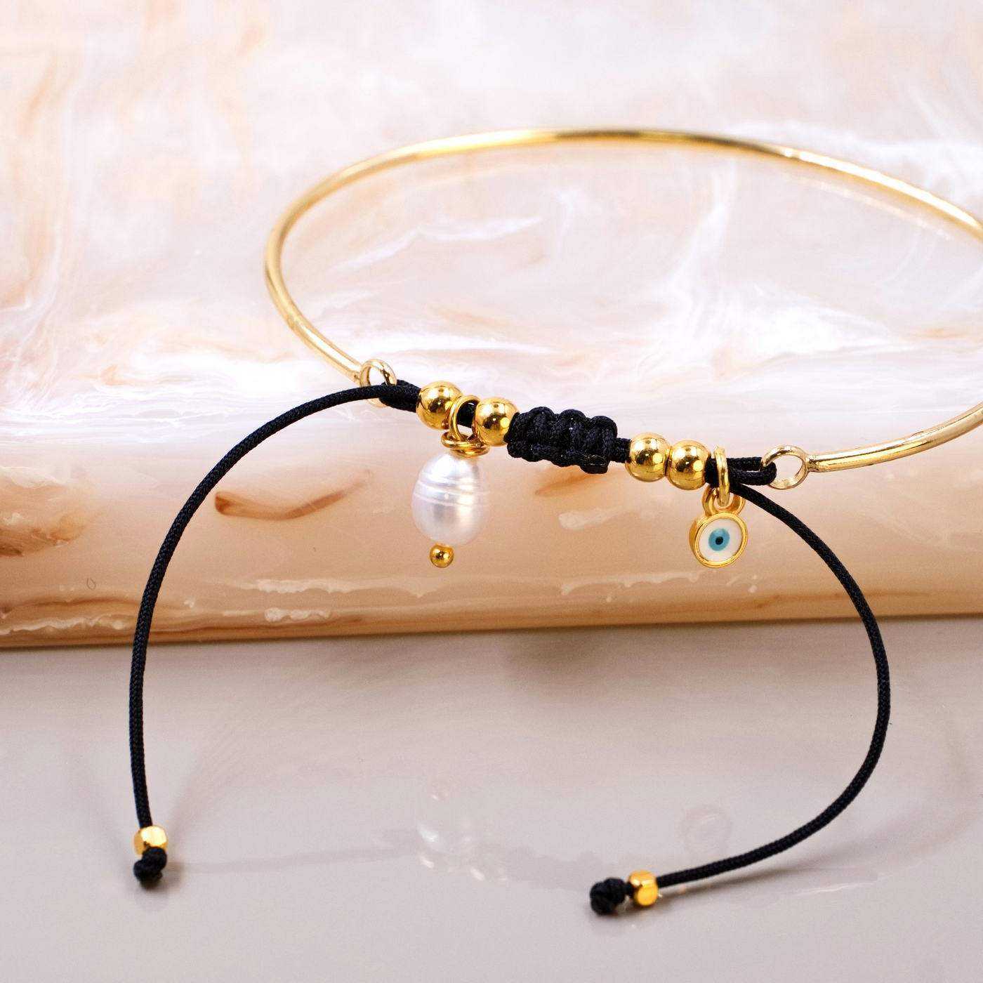 Rod Bracelet with Fresh Water Pearl — Bracelets from Toolittle — additional view 2