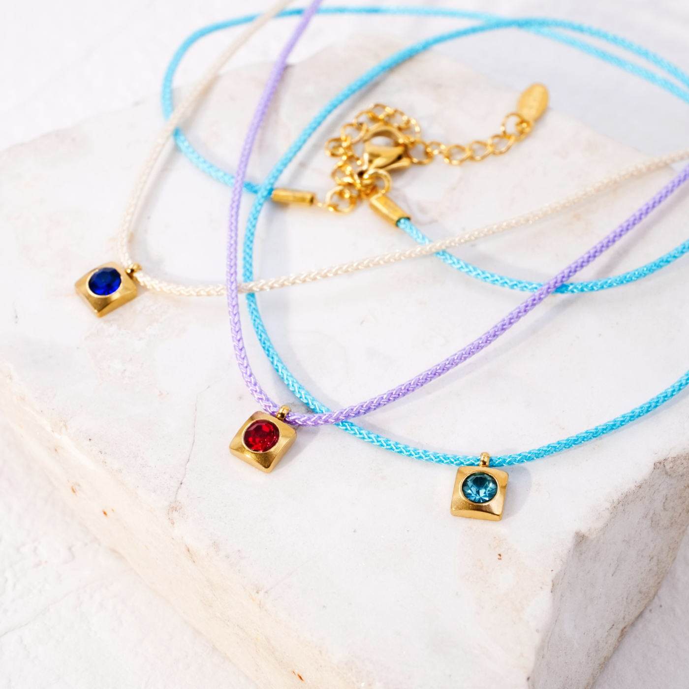 Short Necklace with Crystal — Necklaces from Toolittle — additional view 2