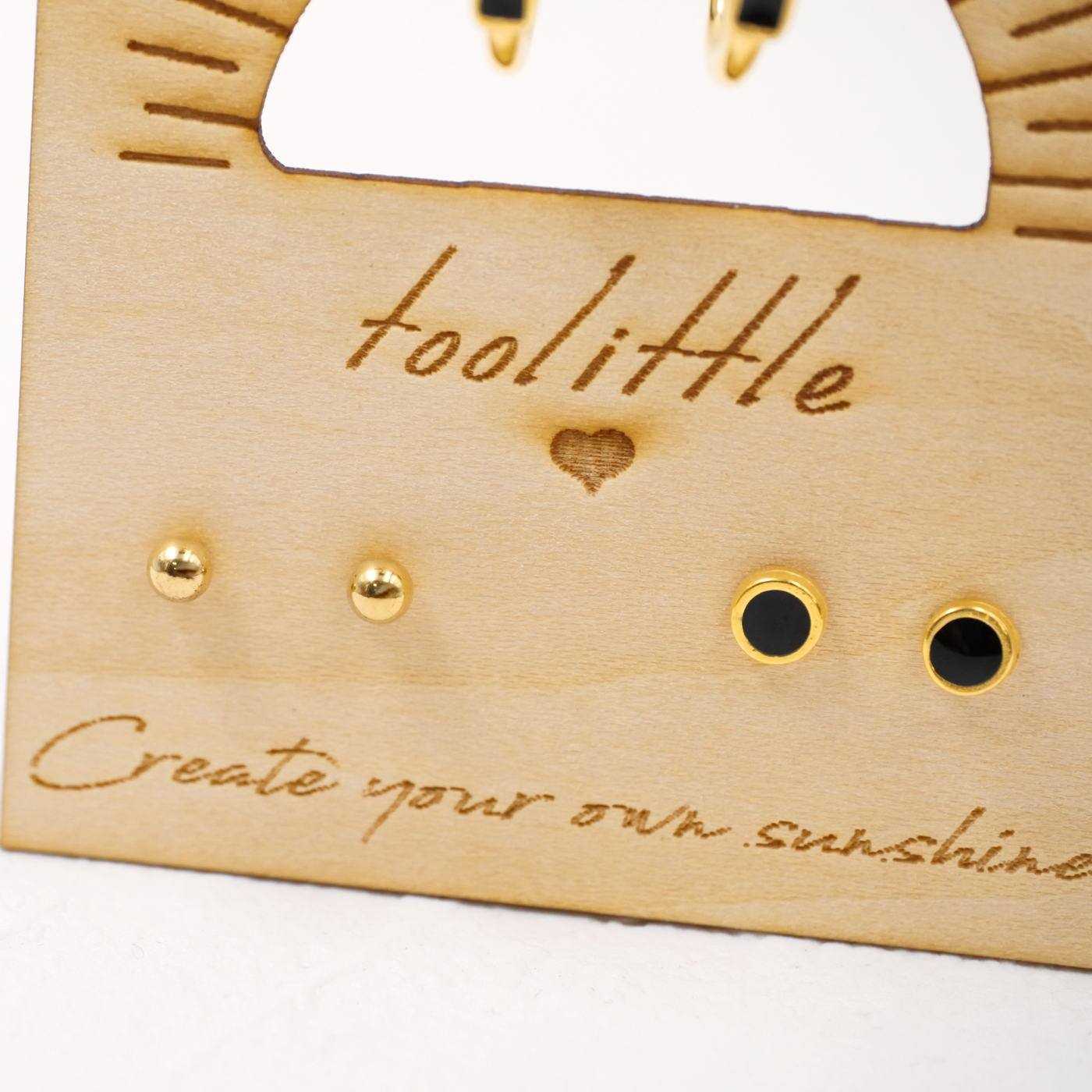 Set 3 Pairs of Earrings — Earrings from Toolittle — additional view 2