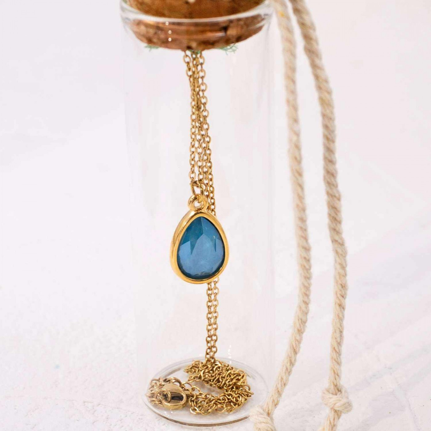 Swarovski Crystal Bottle Necklace — Necklaces from Toolittle — additional view 2
