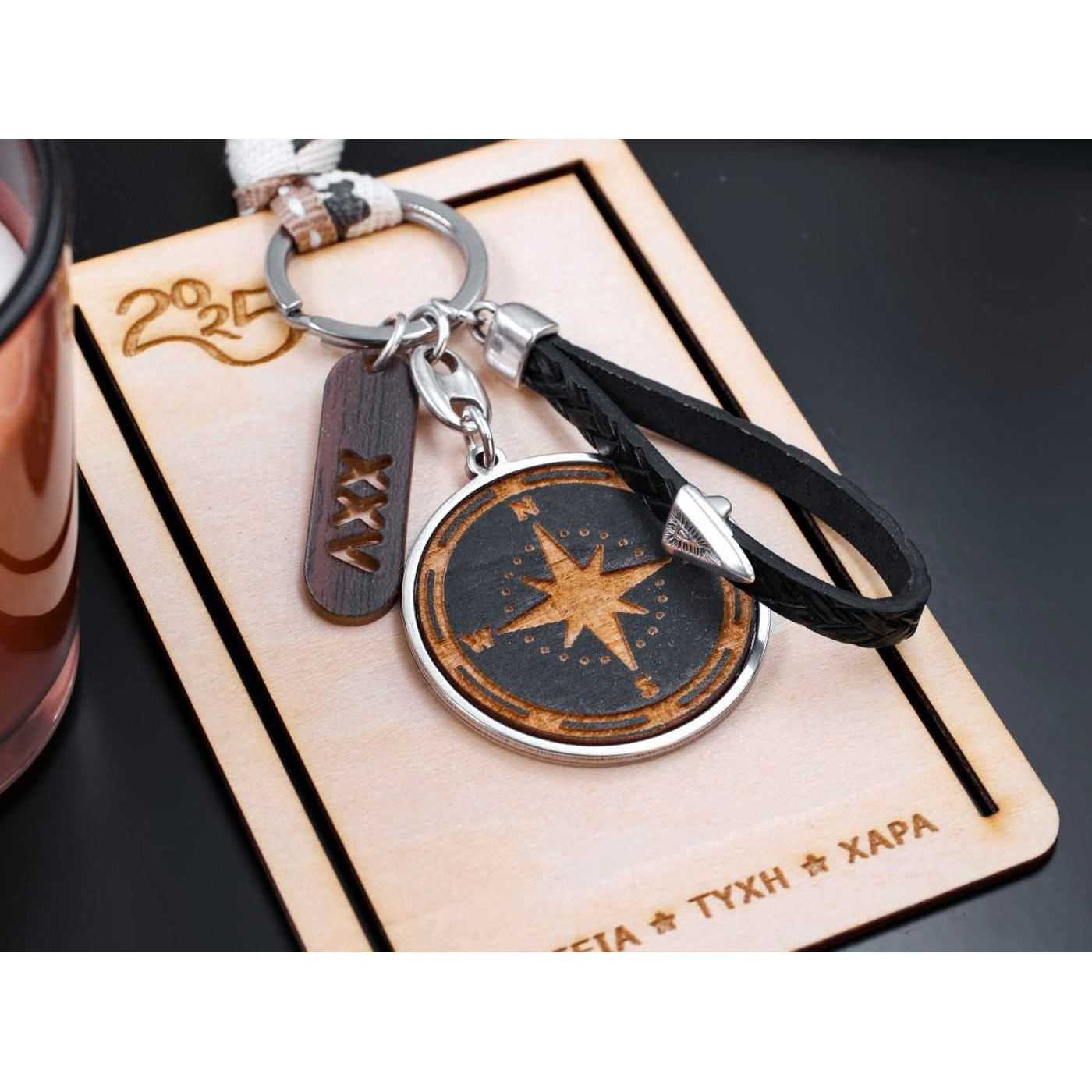 2026 Compass Men's Lucky Keychain — Pendants & charms from Toolittle — additional view 4