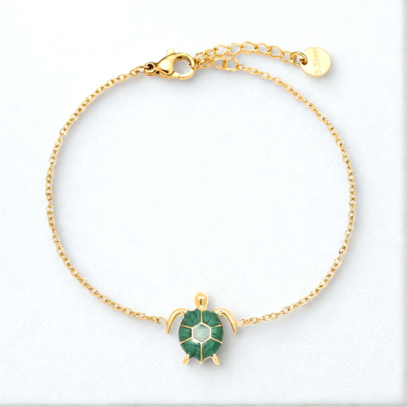 Sea Turtle Inox Chain Bracelet — Bracelets from Toolittle — additional view 3