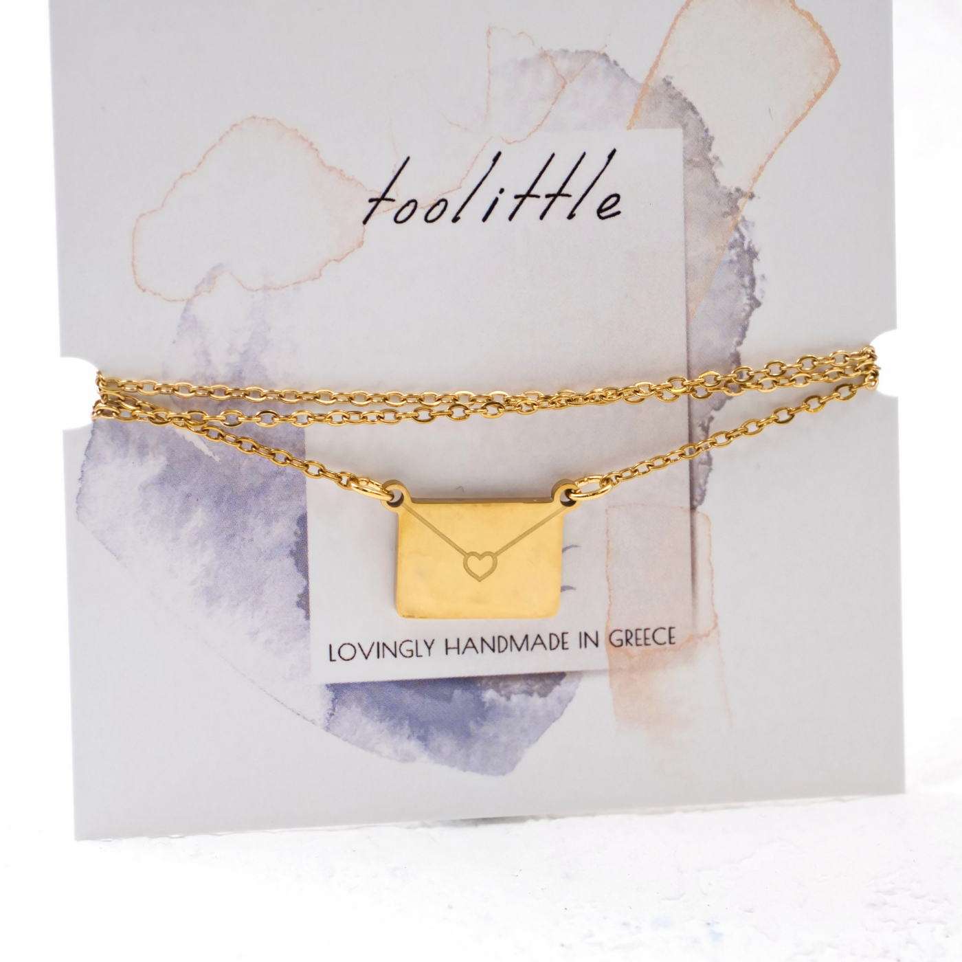 Inox Envelope Chain Necklace — Necklaces from Toolittle — additional view 2