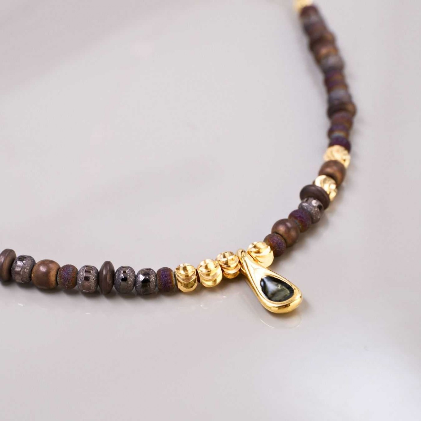 Hematite Jewelry: Handmade Necklace — Necklaces from Toolittle — additional view 3