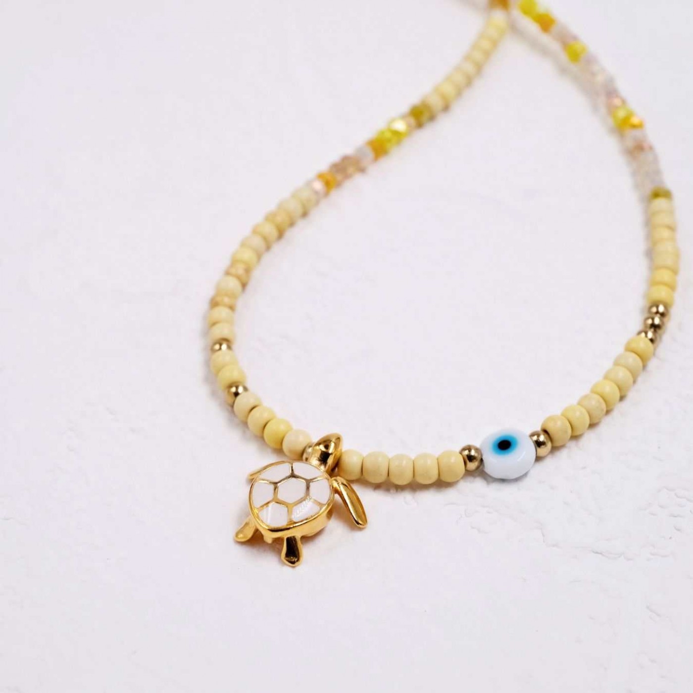 Enamelled Sea Turtle Necklace - Color Option — Necklaces from Toolittle — additional view 8