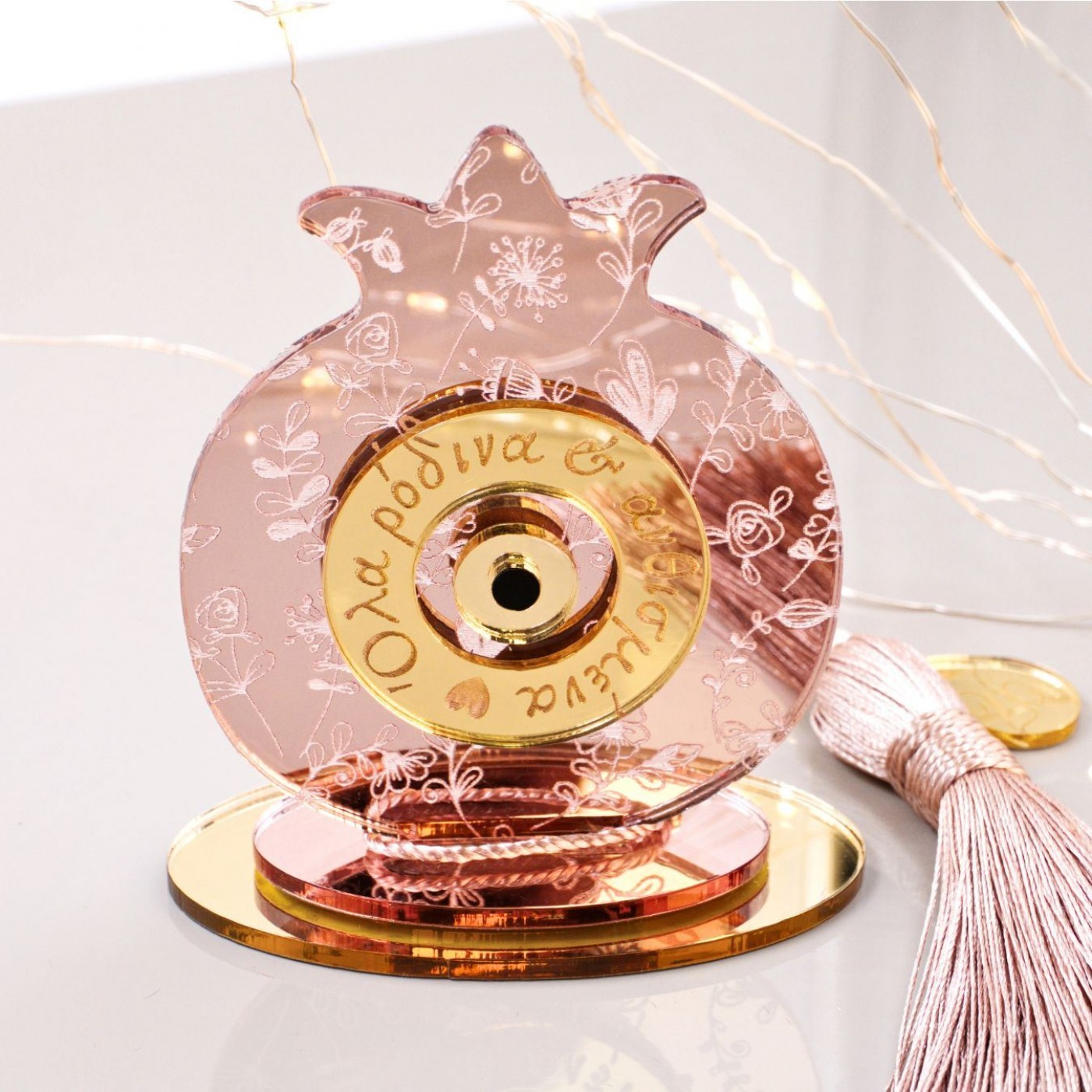 Tabletop 2026 Lucky Charm: Pomegranate with Eye & Mandala — Pendants & charms from Toolittle — additional view 4
