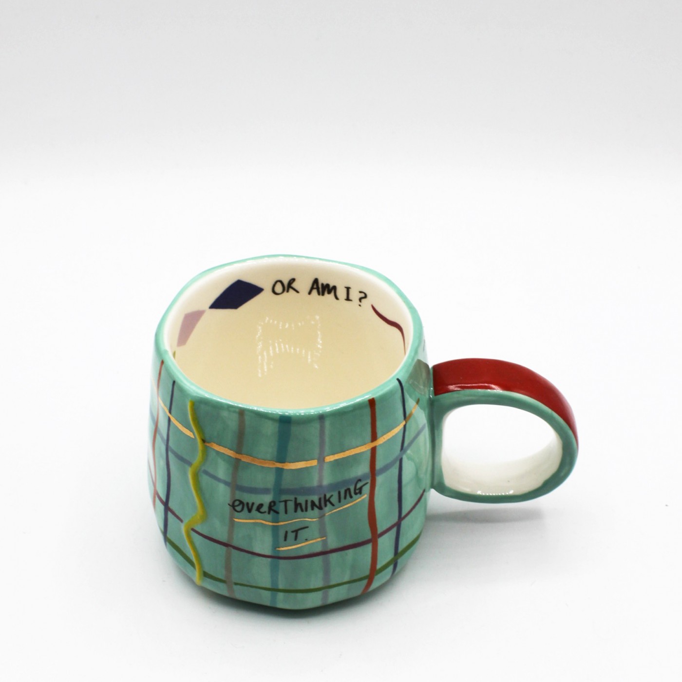 Small Talk "Overthinking It" Cup — Ceramics & pottery from Toolittle — additional view 6