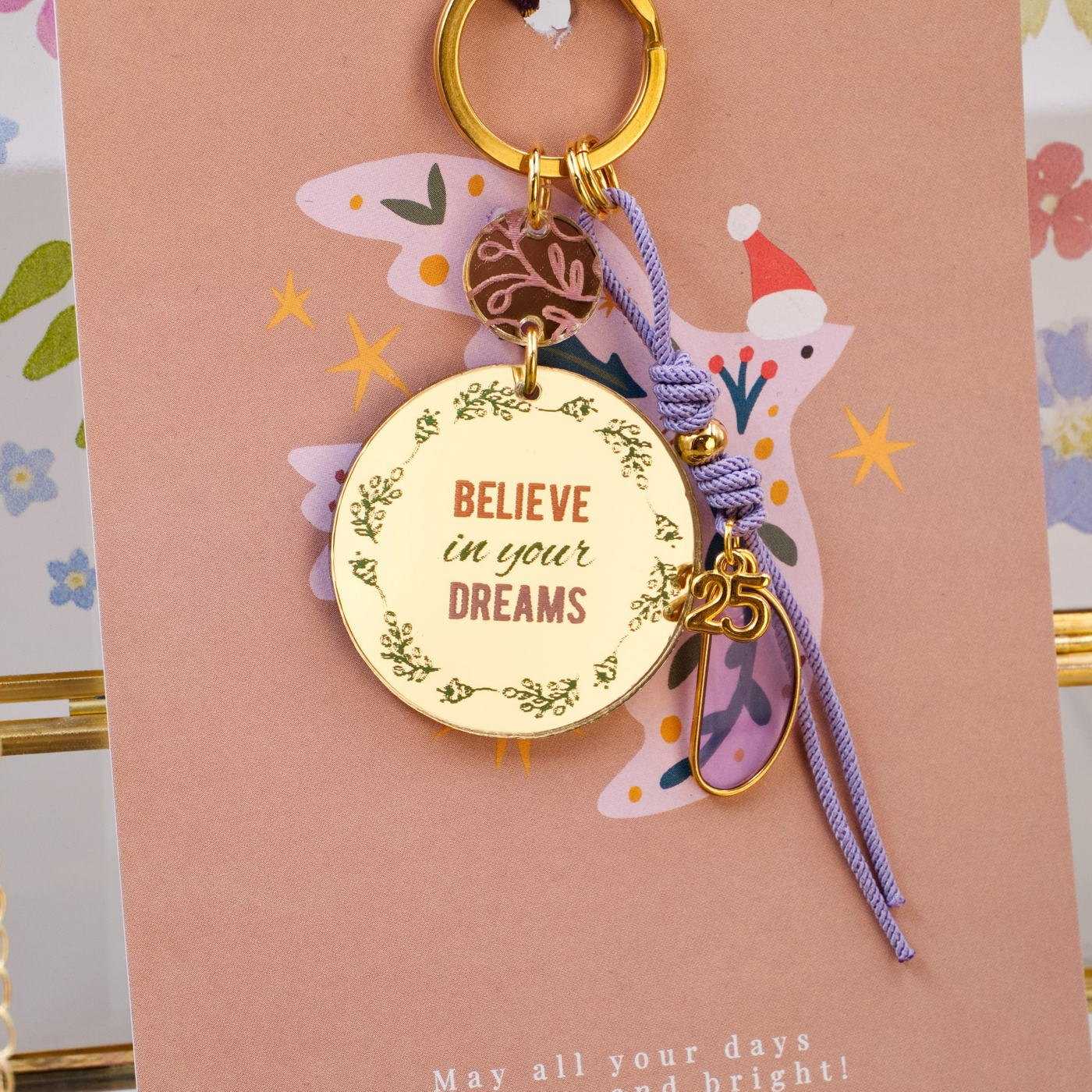 Believe in your Dreams 2026 Lucky Keychain — Pendants & charms from Toolittle — additional view 4