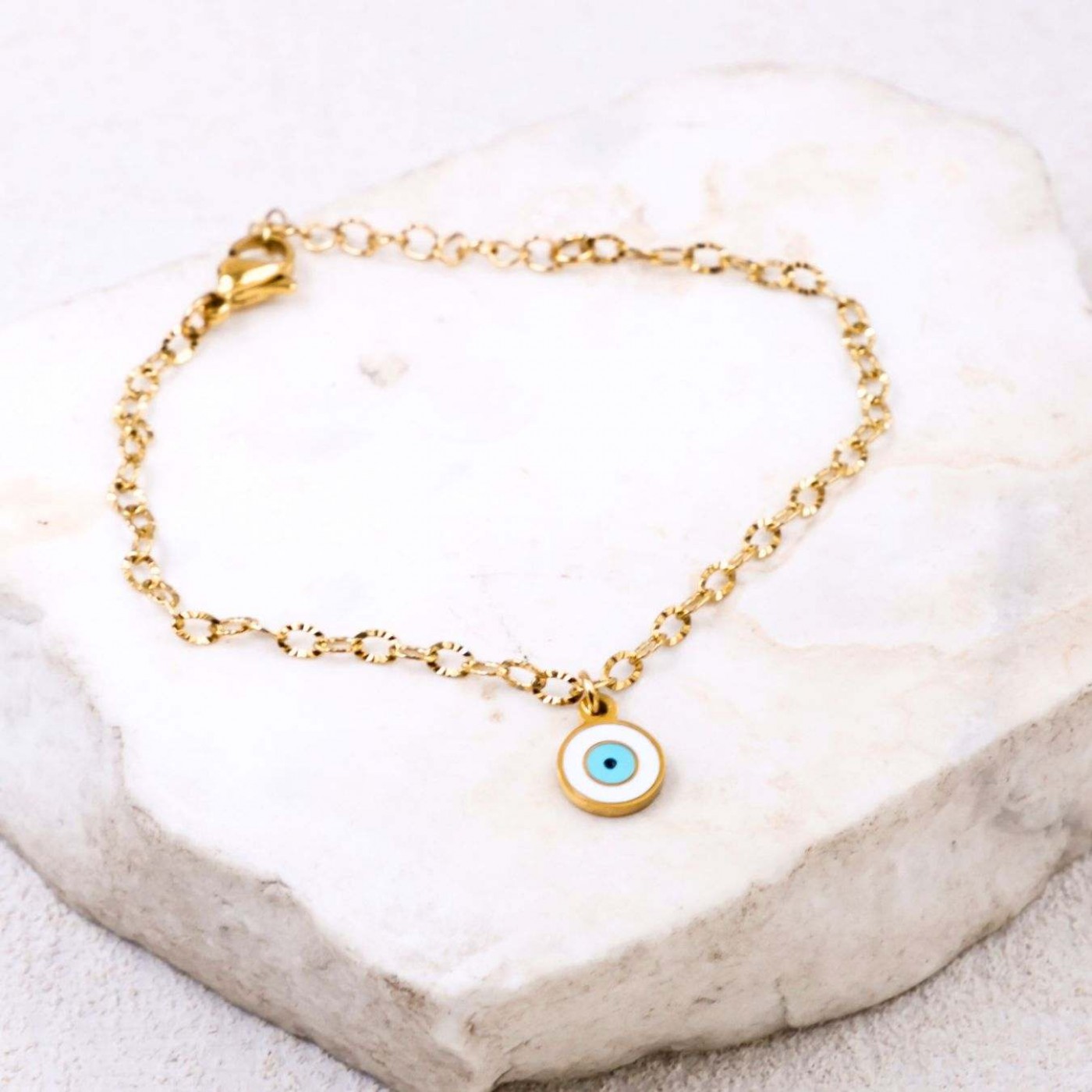 Stainless Steel Jewelry: Bracelet with Evil Eye | Metal Selection — Bracelets from Toolittle — additional view 6