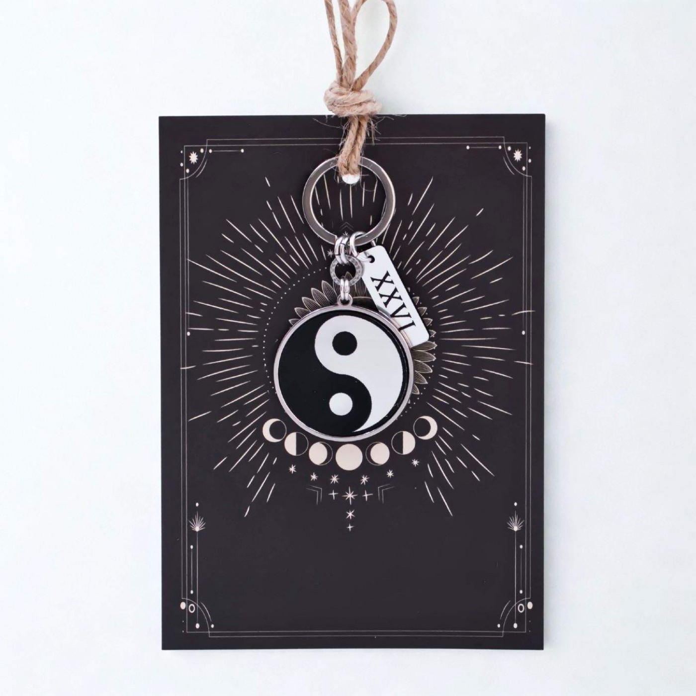 Yin-Yang Men’s Lucky Keychain XXVI — Pendants & charms from Toolittle — additional view 2