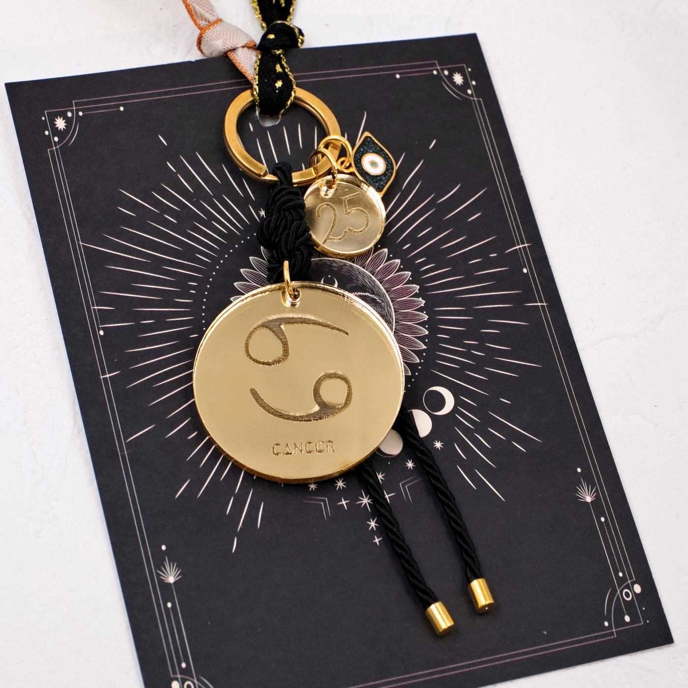 Cancer Sign Lucky Keychain — Pendants & charms from Toolittle — additional view 2