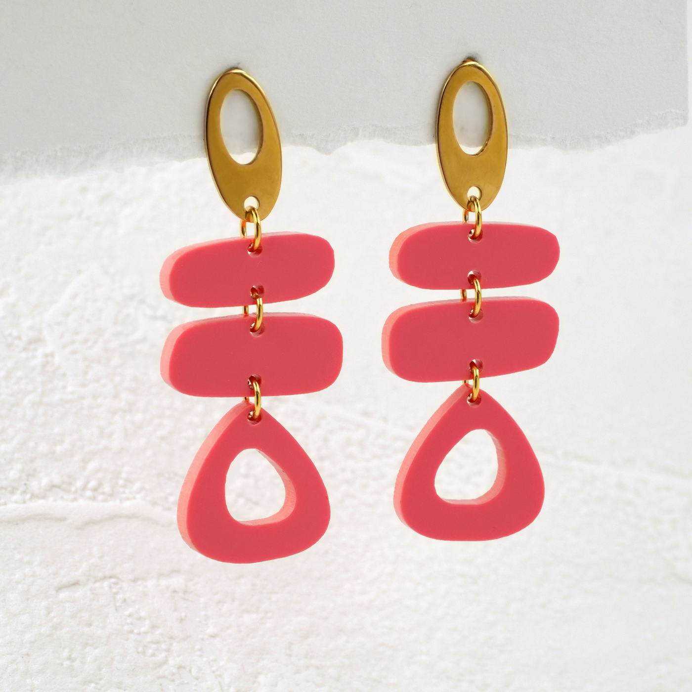 Antiparos Plexiglass Earrings — Earrings from Toolittle — additional view 3