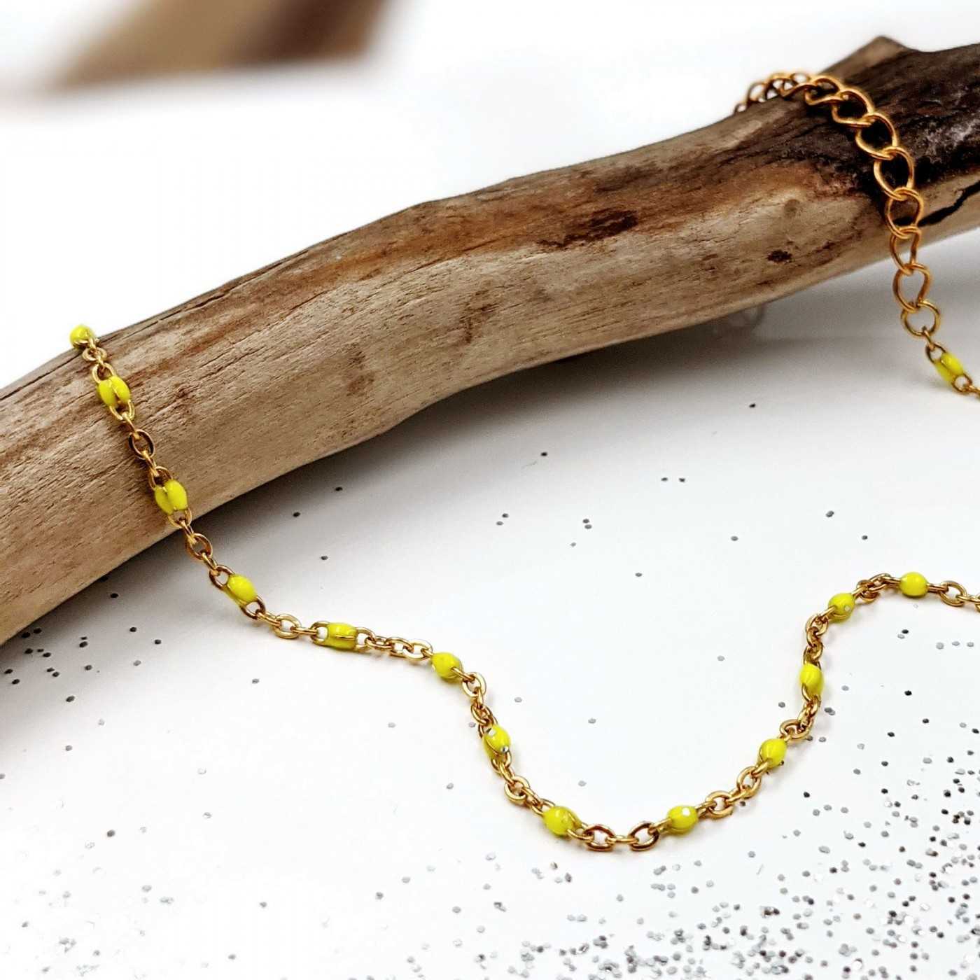 Golden Staybright stainless steel Anklet — Anklets from Toolittle — additional view 5