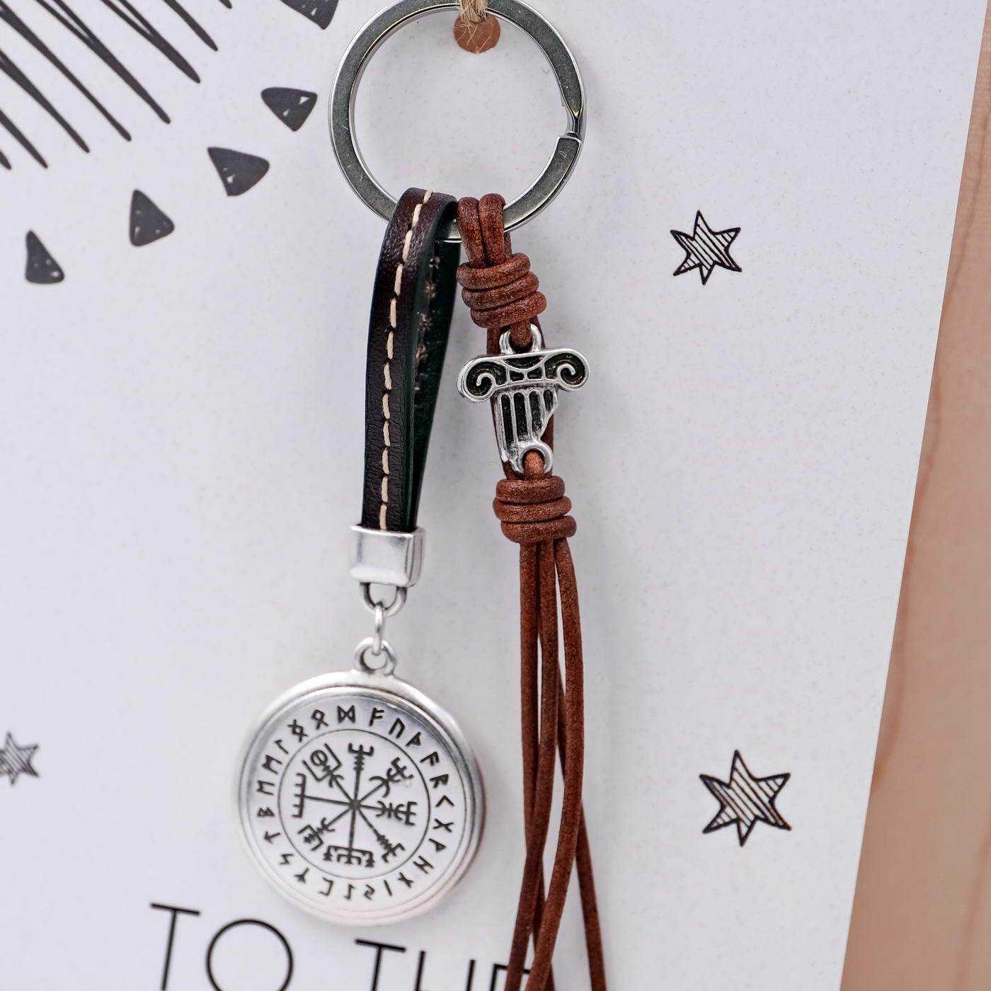 Vegvisir Men's Keychain - The Wayfinder — Pendants & charms from Toolittle — additional view 2