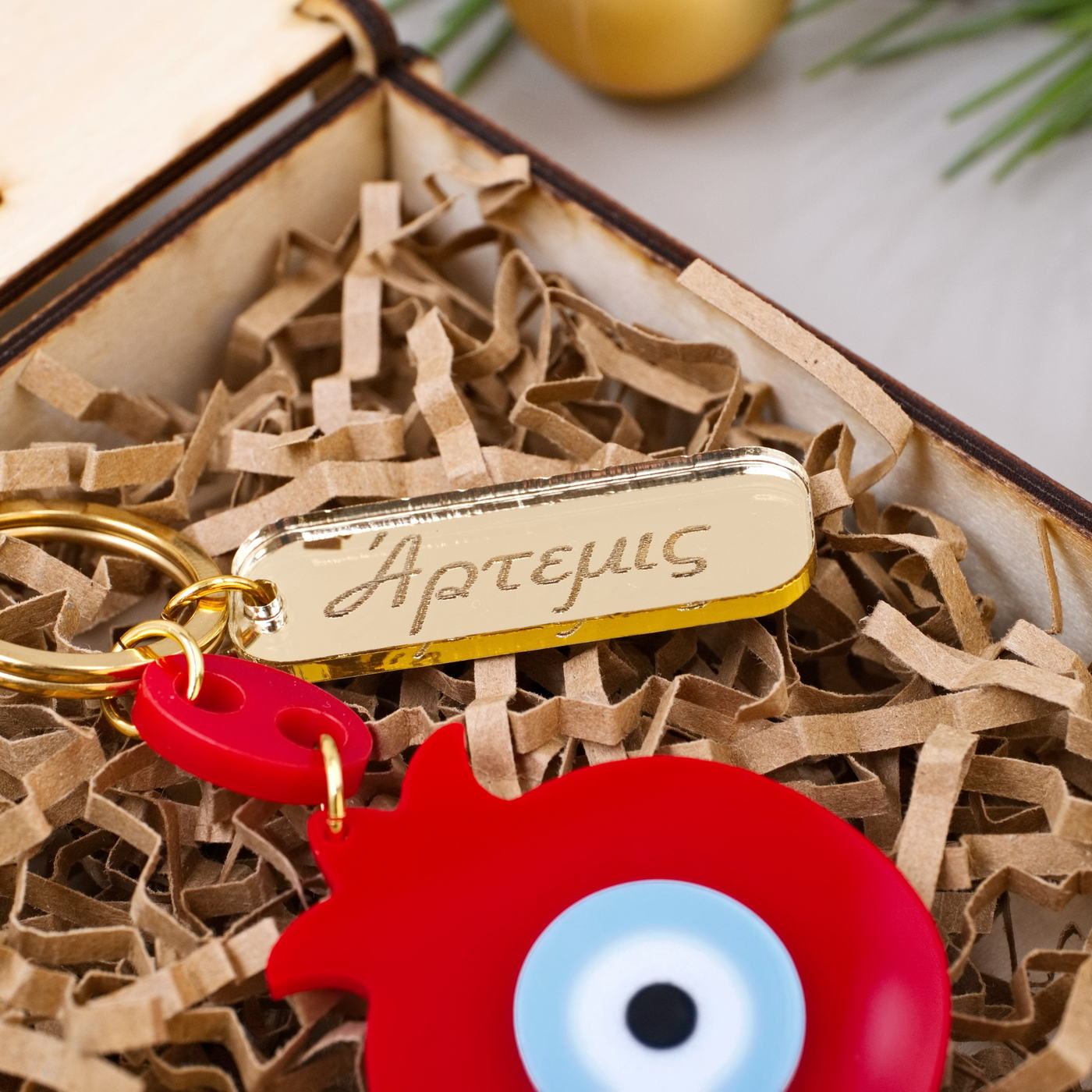 Mum/Grandma/Godmother/Teacher Lucky Box with Key-ring — Pendants & charms from Toolittle — additional view 10