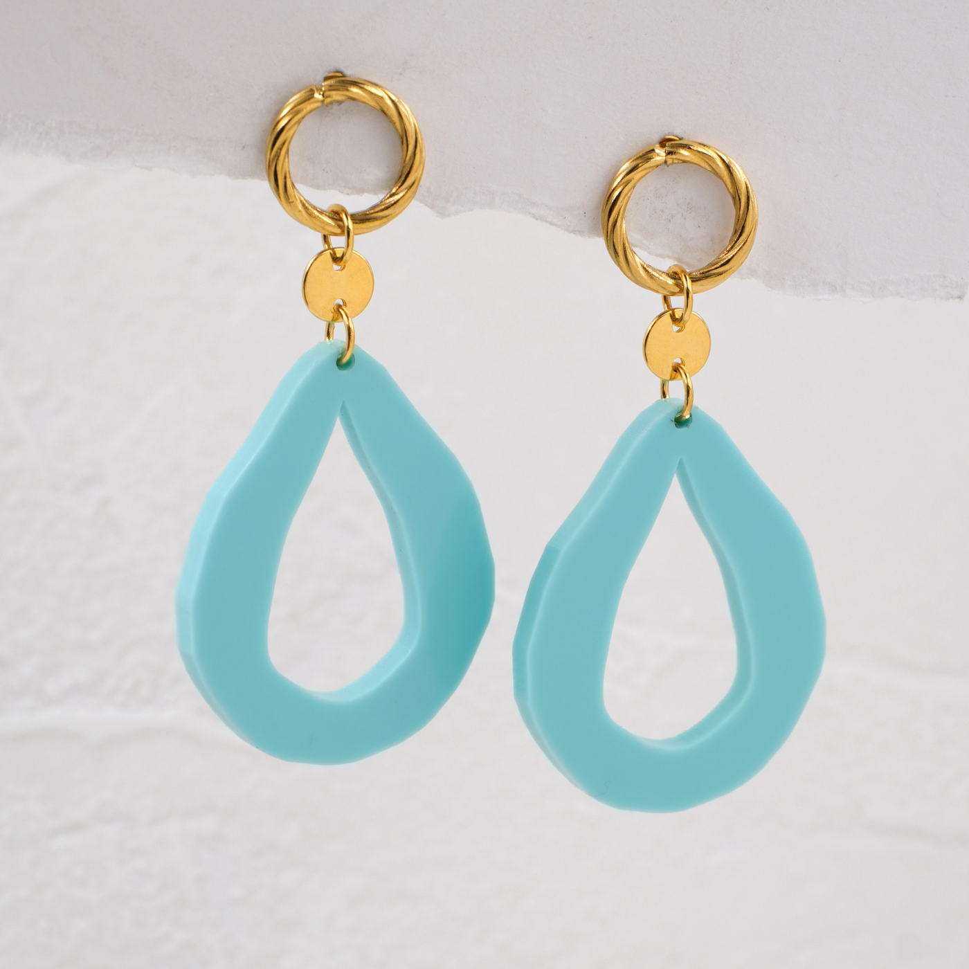 Plexiglass Drop Earrings — Earrings from Toolittle — additional view 2