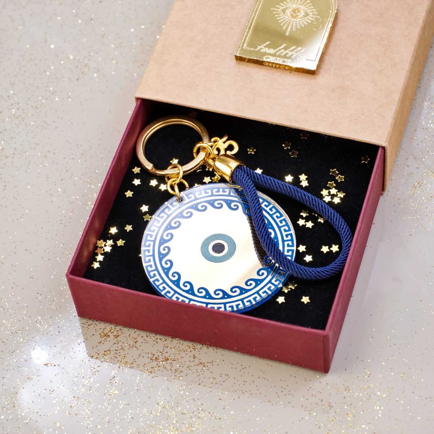 2026 Lucky Keyring with Evil Eye in a Gift Box — Pendants & charms from Toolittle — additional view 5