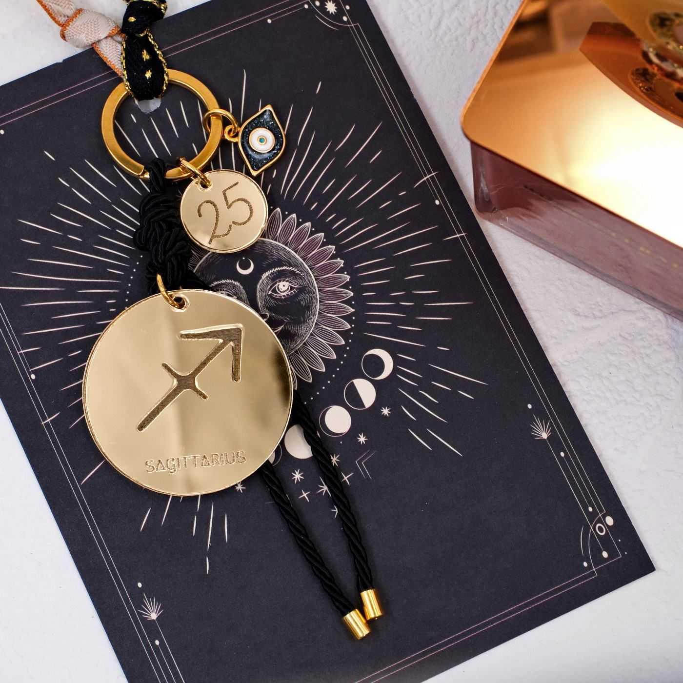 Sagittarius Sign Lucky Keychain