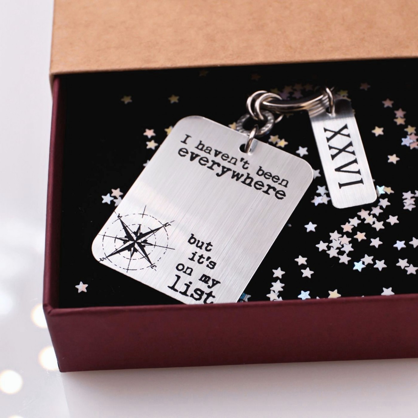 Men’s Lucky Keychain XXVI - Compass — Pendants & charms from Toolittle — additional view 5