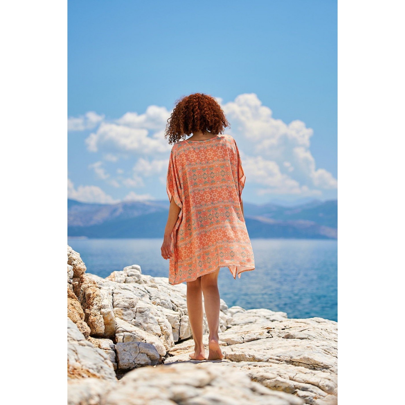 KOKKOSAMMOU Short caftan Crete — Dresses from Toolittle — additional view 5