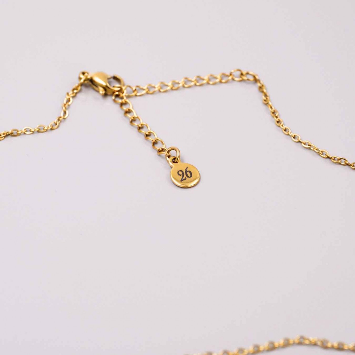 Lucky 2026 Necklace - Handmade of Steel & Enamel — Pendants & charms from Toolittle — additional view 4