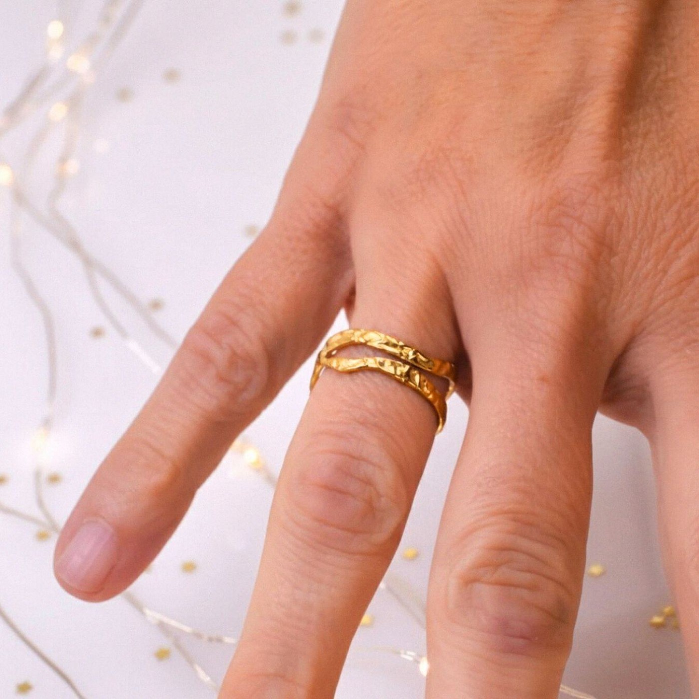 Gold-Plated Stainless Steel Ring — Rings from Toolittle — additional view 3
