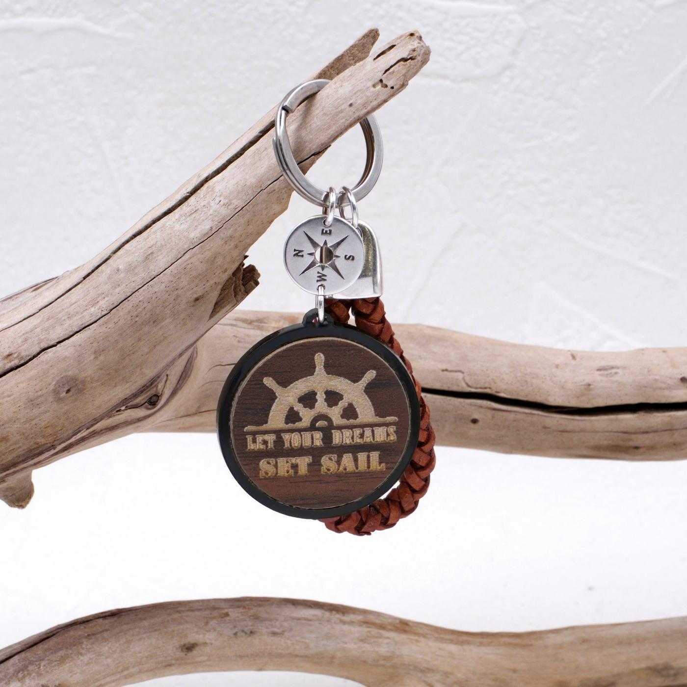 Sail Dream Men's Keychain — Pendants & charms from Toolittle — additional view 2