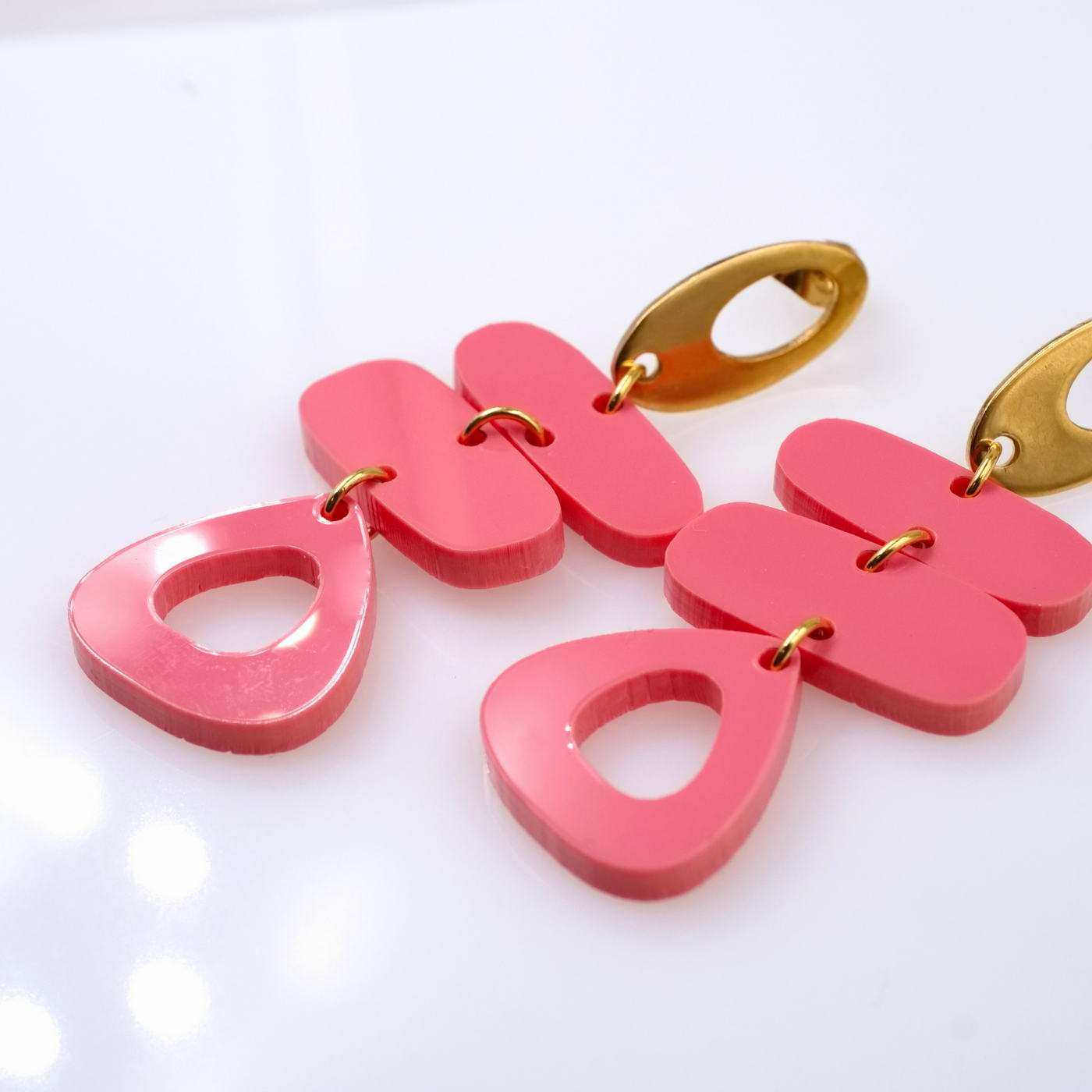 Antiparos Plexiglass Earrings — Earrings from Toolittle — additional view 2