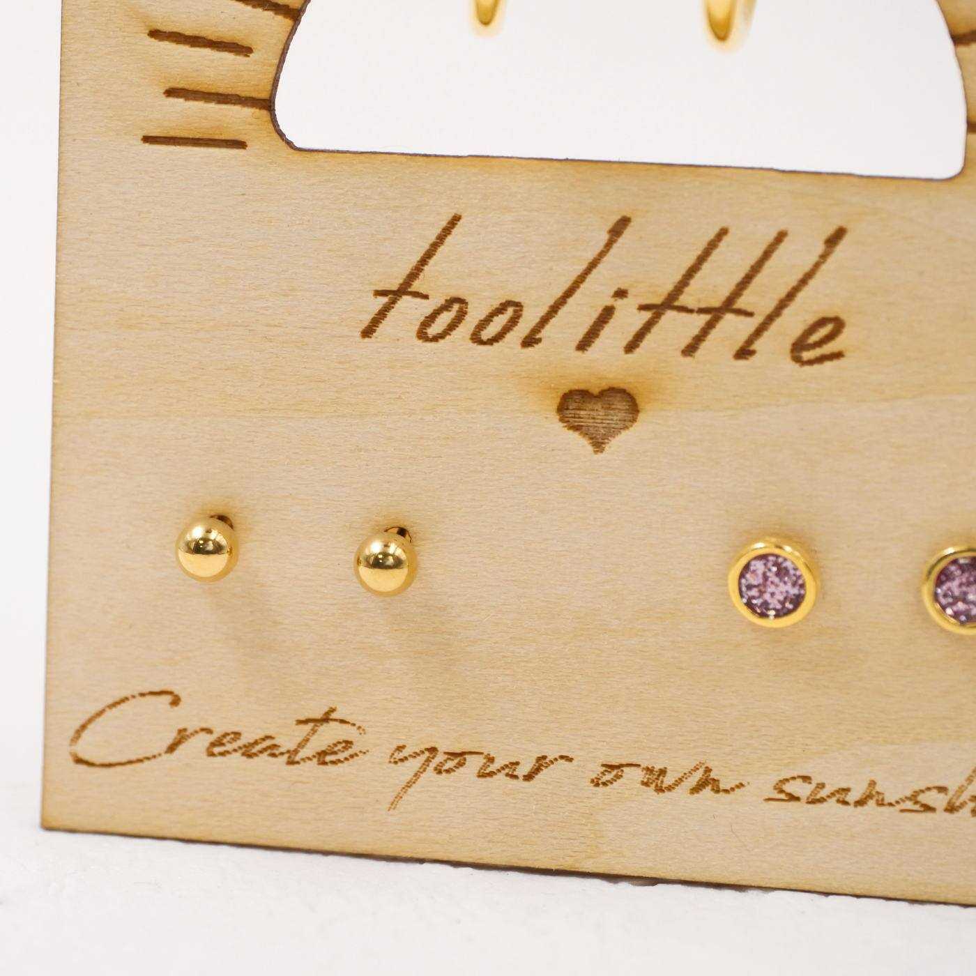 Set 3 Pairs of Earrings — Earrings from Toolittle — additional view 4