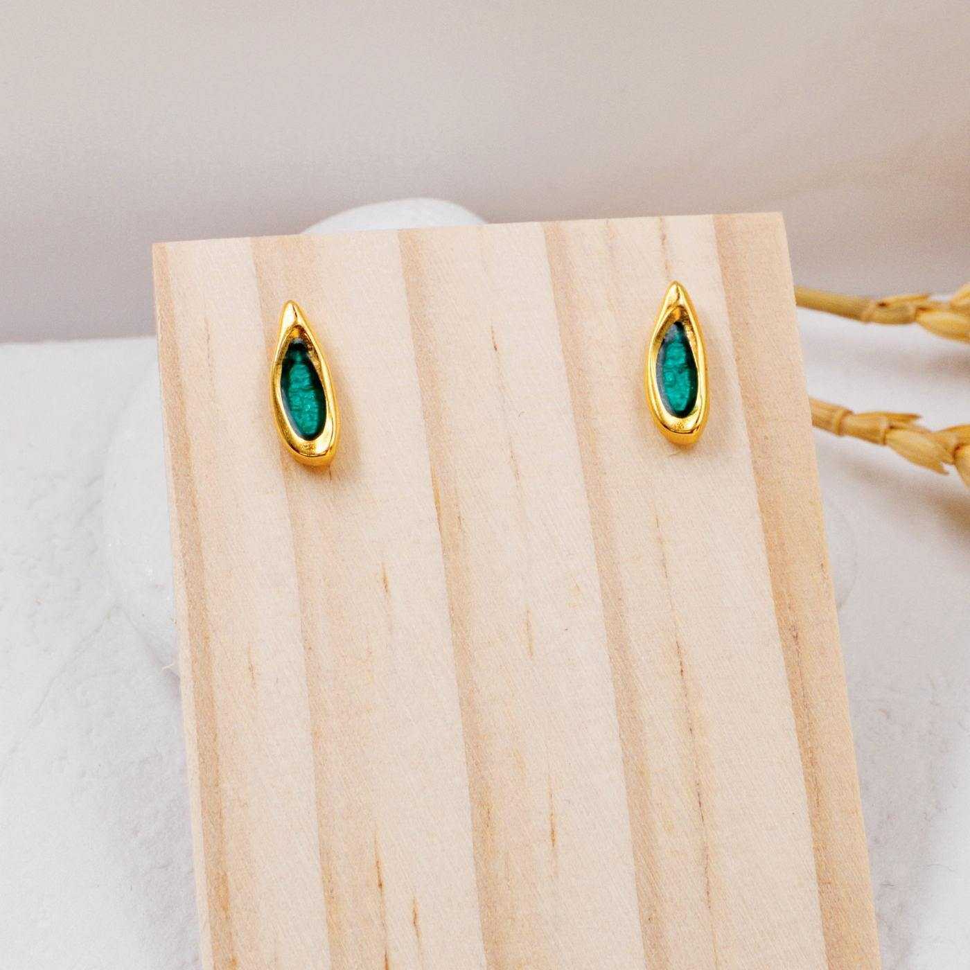 Drop Stud Earrings — Earrings from Toolittle — additional view 2