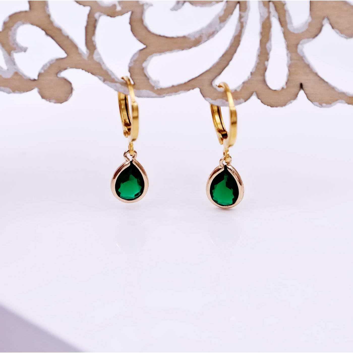 Earrings with Austrian crystals — Earrings from Toolittle — additional view 5