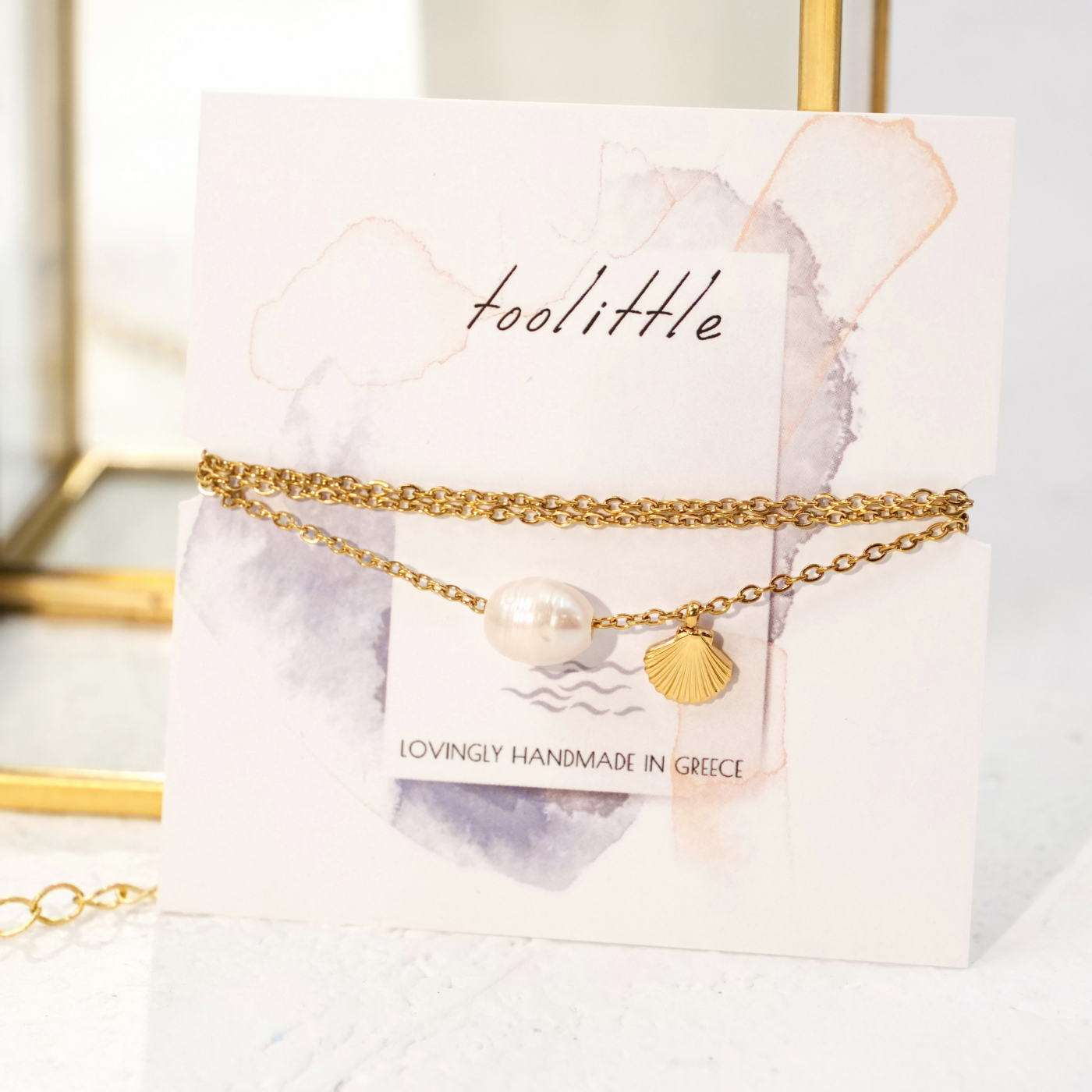 Inox Sea Shell Chain Necklace — Necklaces from Toolittle — additional view 2