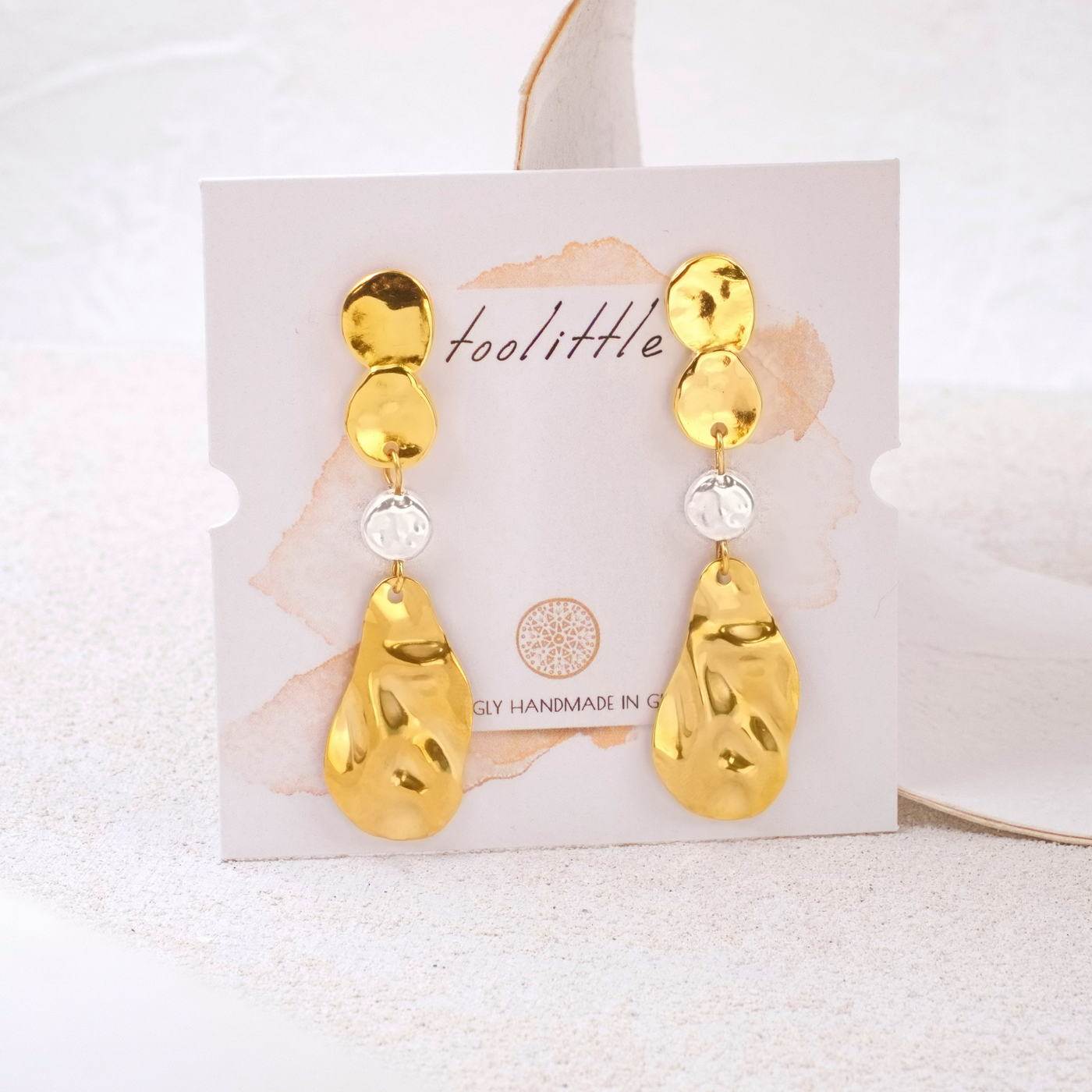 Mother of Pearl Earrings — Earrings from Toolittle — additional view 2
