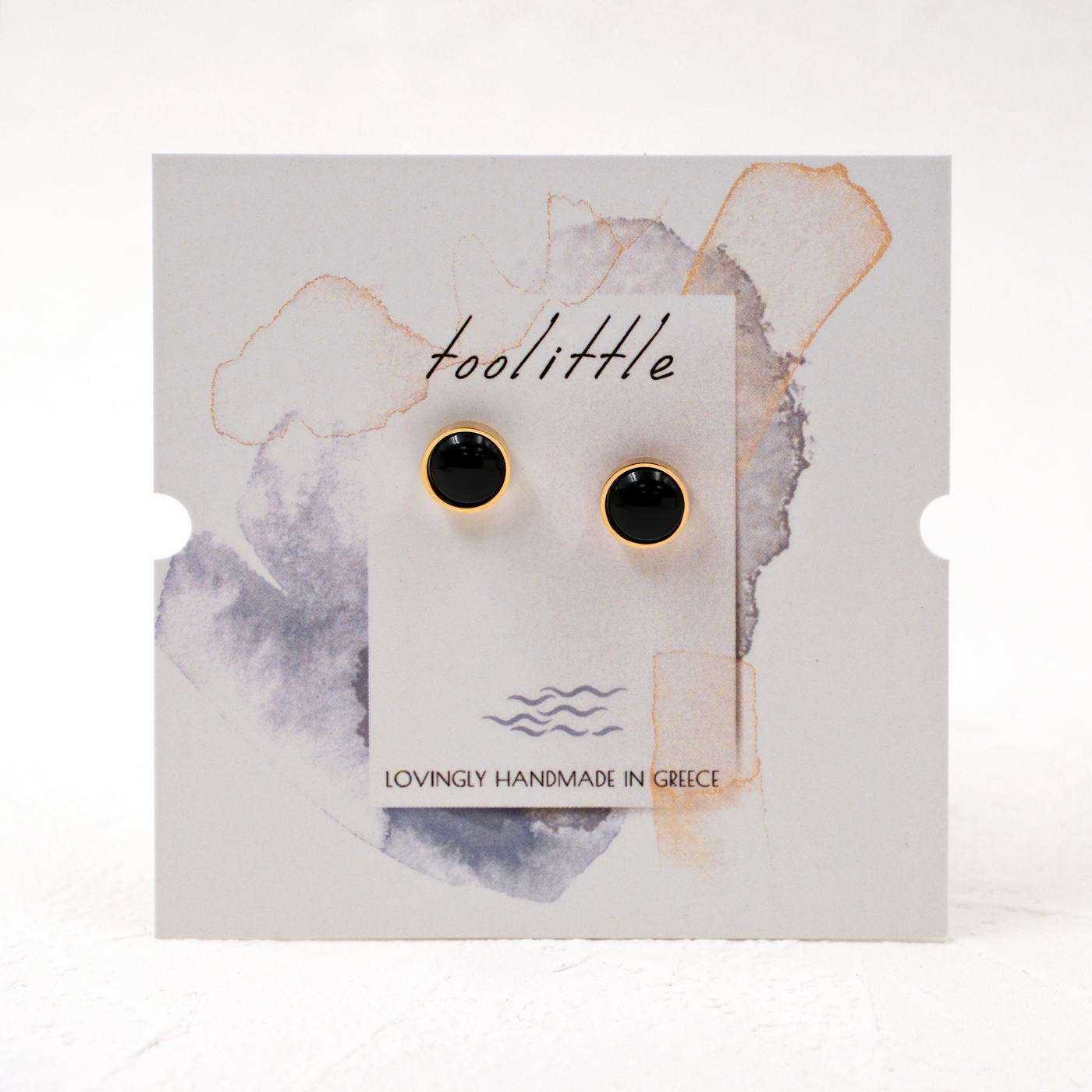 Stud Earrings Inox Dots — Earrings from Toolittle — additional view 2