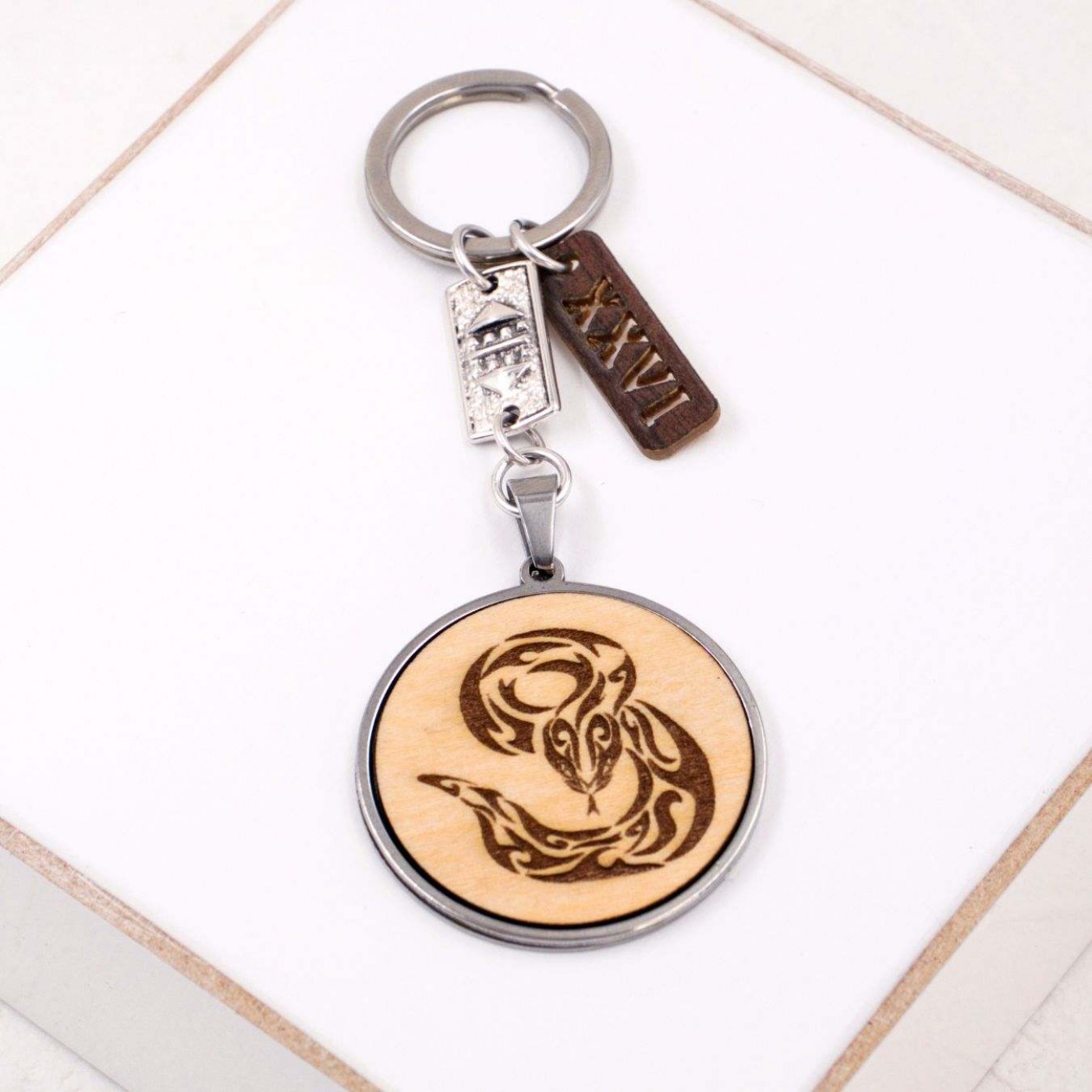 Men’s Lucky Keychain XXVI - "Snake" — Pendants & charms from Toolittle — additional view 2
