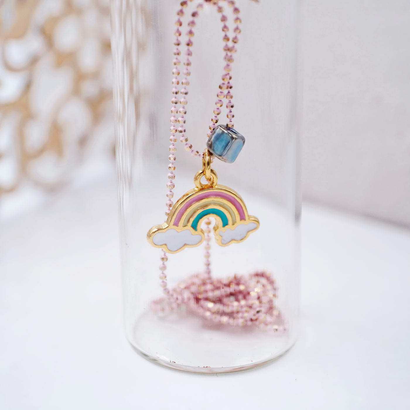Kid's necklace Rainbow in a bottle — Necklaces from Toolittle — additional view 2