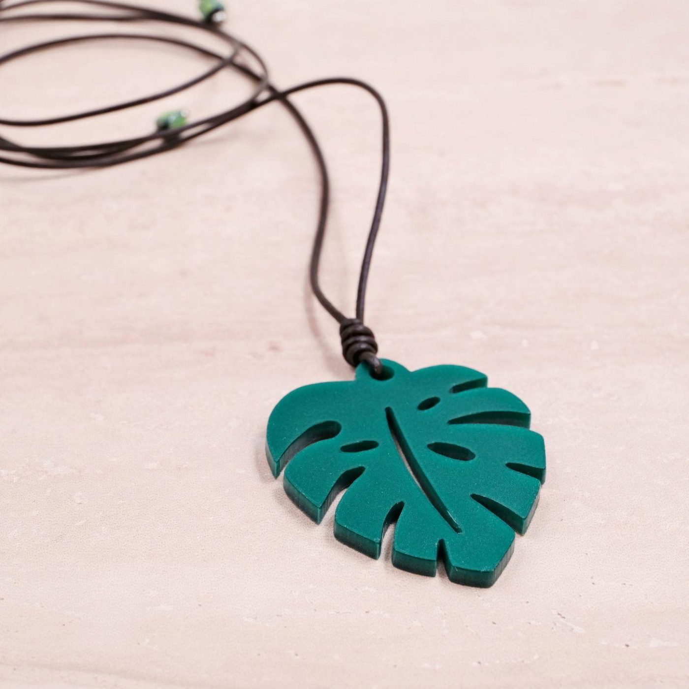 Nature Necklace | African Leaf Pendant — Necklaces from Toolittle — additional view 2