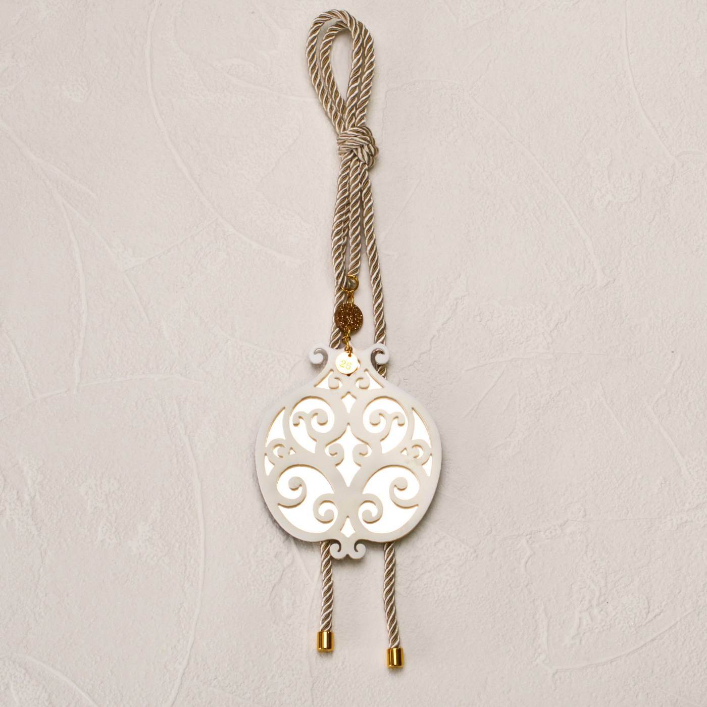 Handmade Lucky Charm 2026 – Pomegranate of Prosperity — Pendants & charms from Toolittle — additional view 4