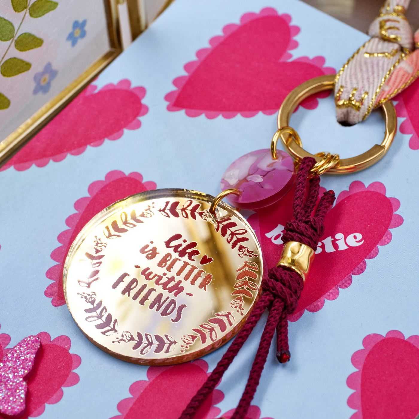 Life is Better with Friends 2026 Lucky Keychain — Pendants & charms from Toolittle — additional view 4